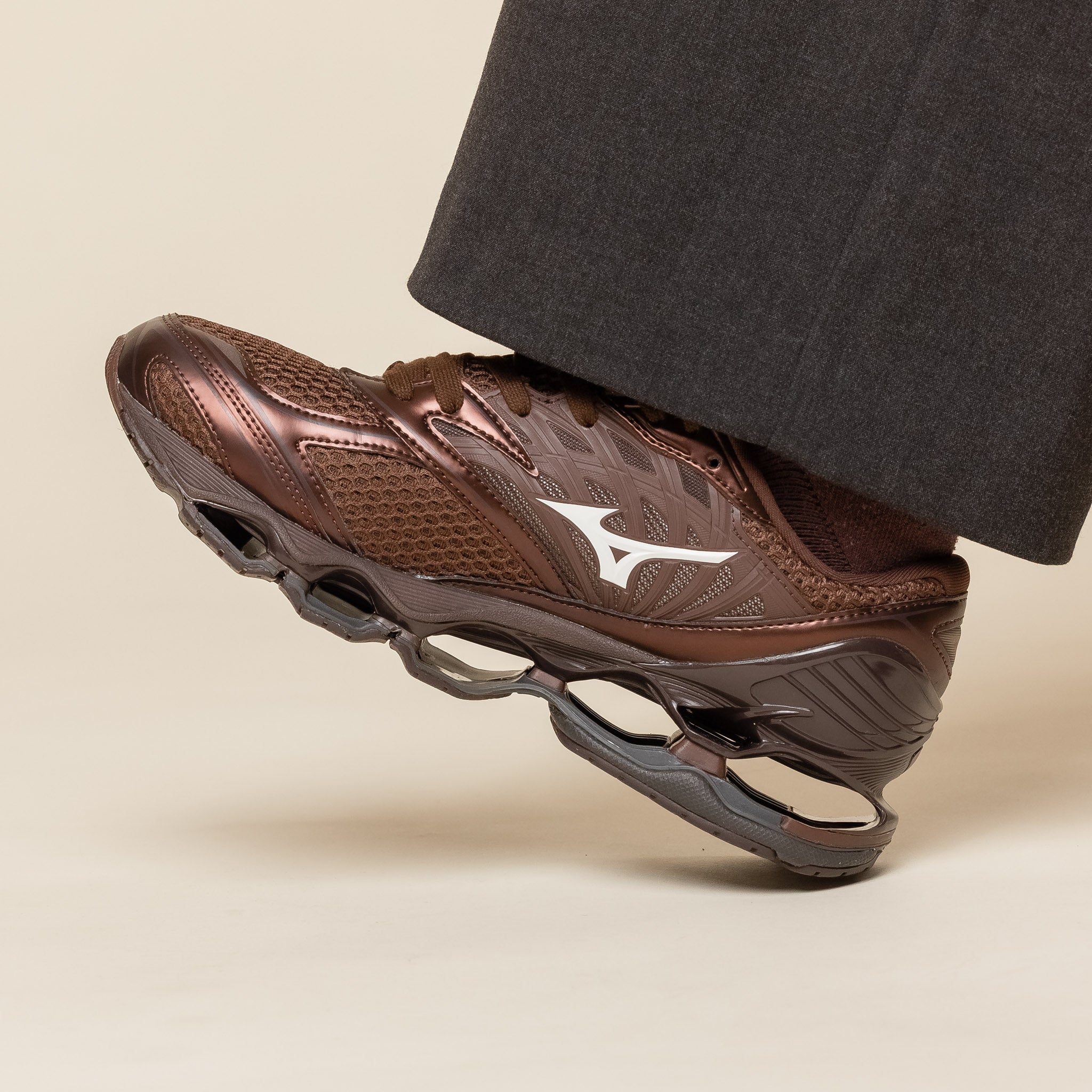 Mizuno - Wave Prophecy LS - Chicory Coffee / Black / Chicory Coffee