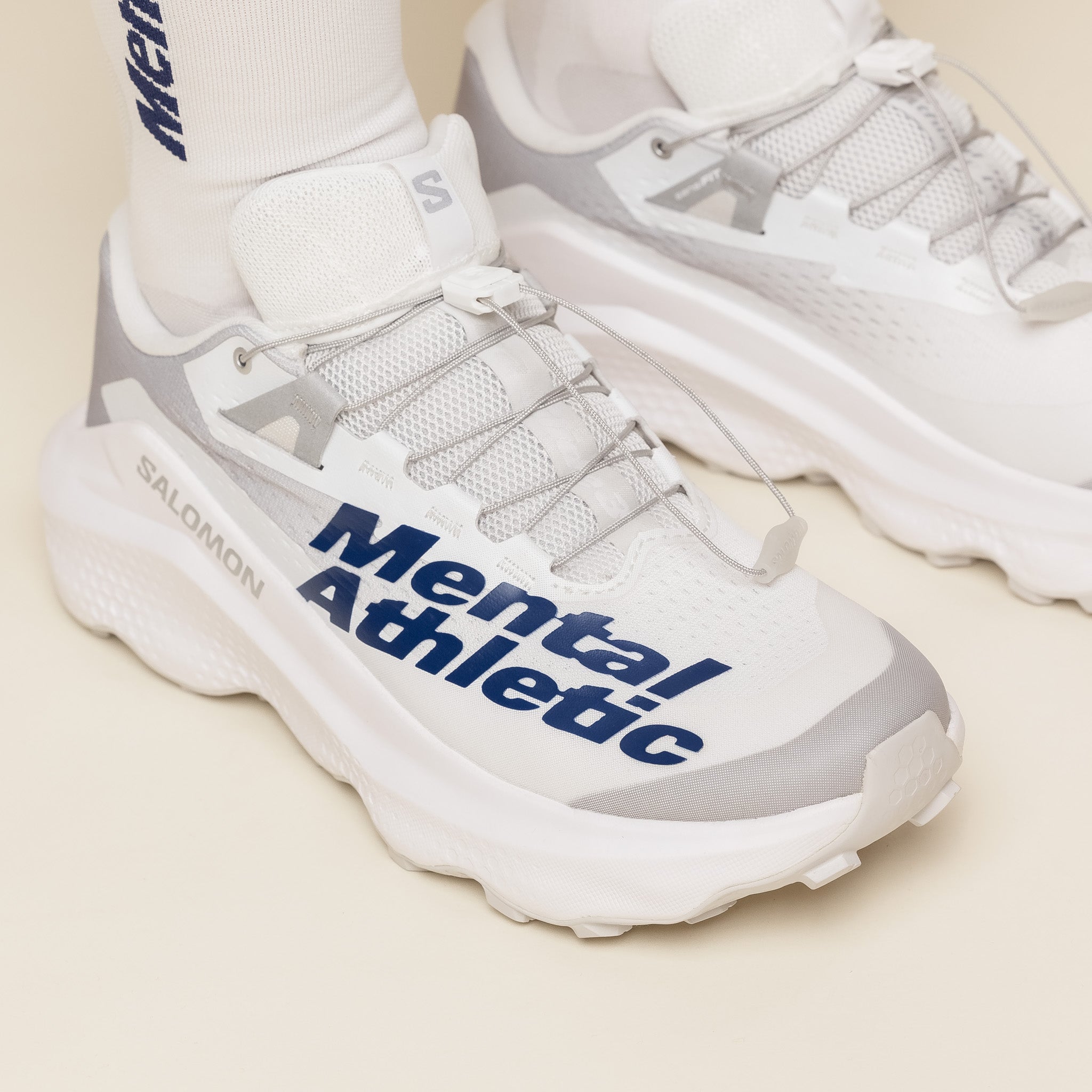 Salomon x Mental Athletic - Ultra Glide 3 Mental Athletic - White / White / Lunar Rock