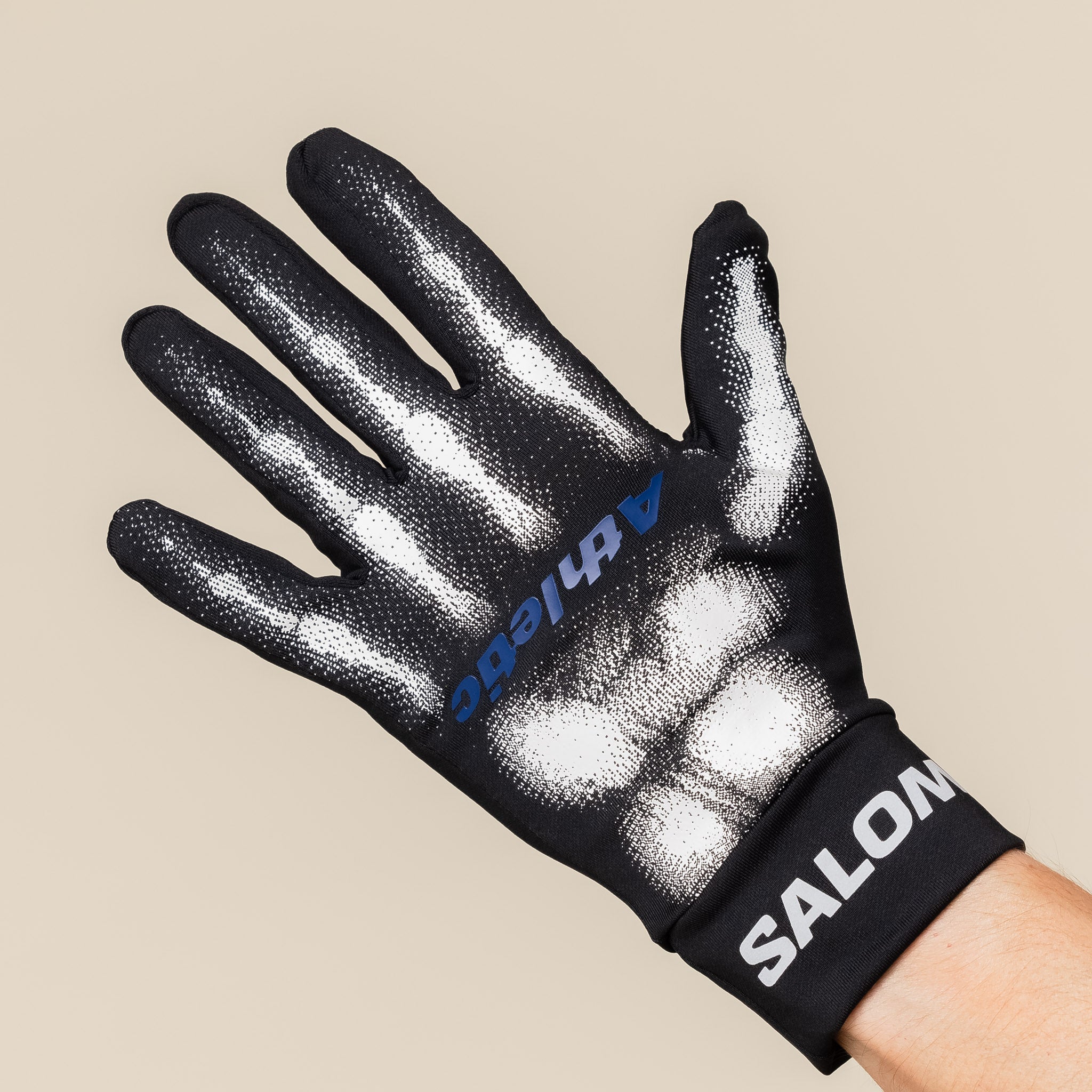 Salomon x Mental Athletic - Mental Athletic Run Gloves - Deep Black