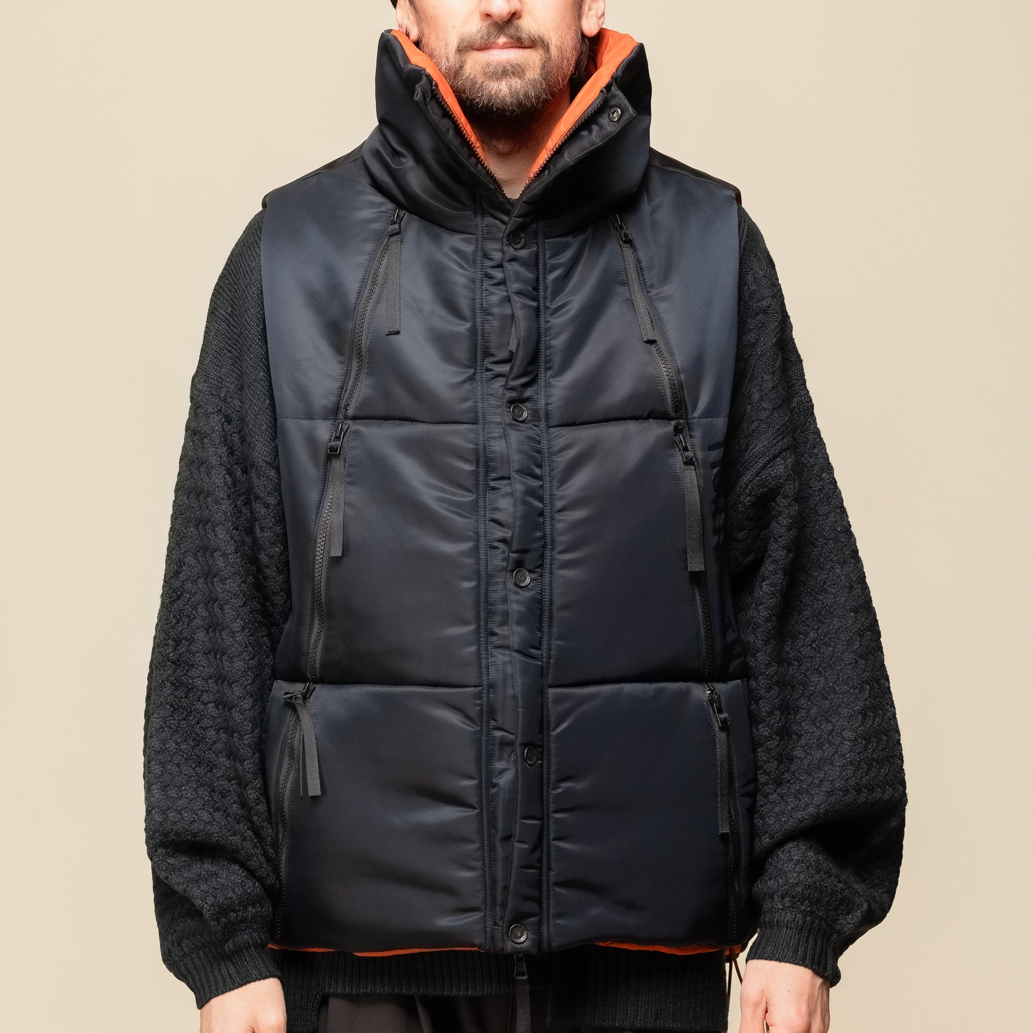 GOOPiMADE® x TIGHTBOOTH “GMT-01V” - 2-Way Padded Down Vest
