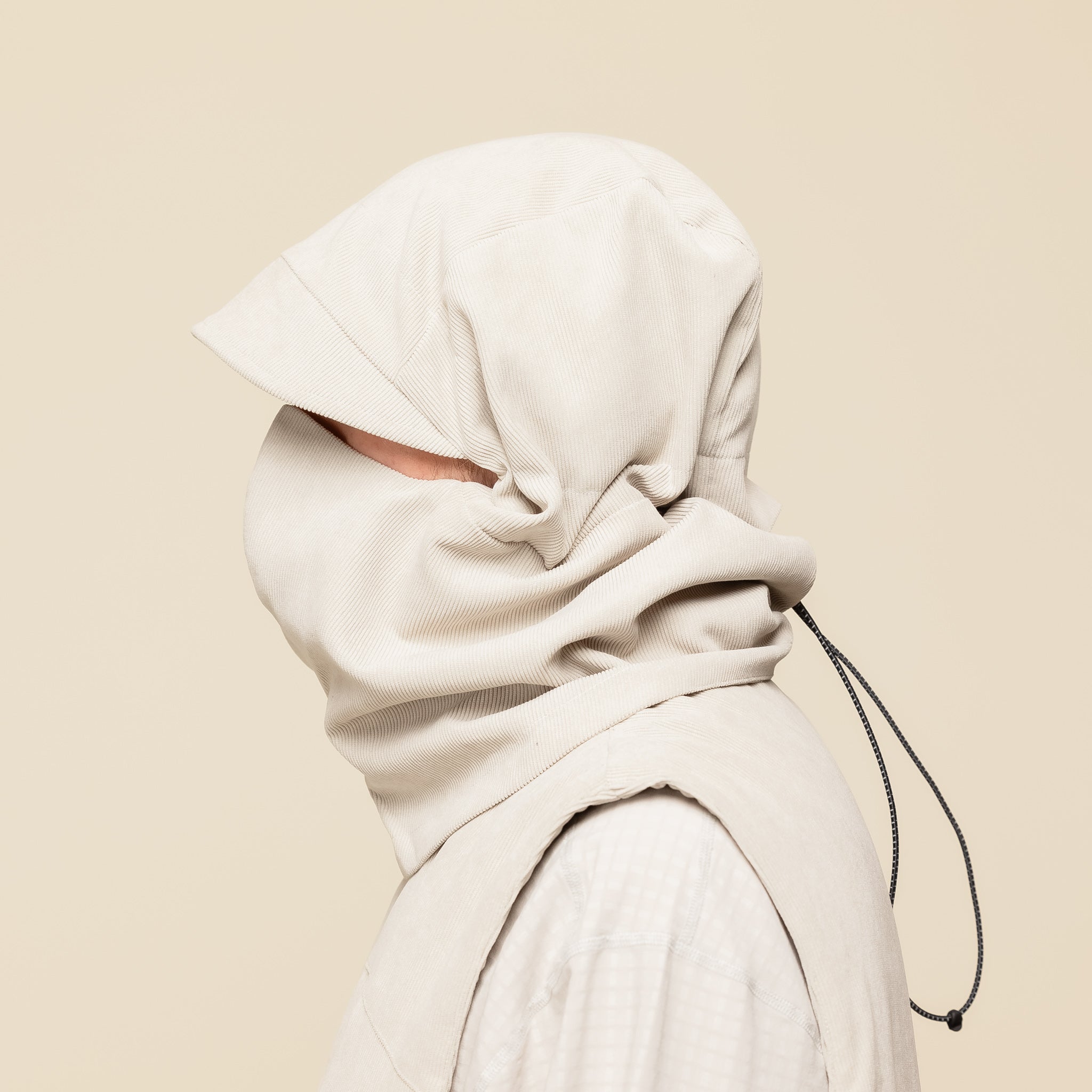 DEMARCOLAB - Active Cord Hooded Warmer - Ivory "demarcolab" "demarcolab stockists" "demarcolab taiwan" "demarco lab"