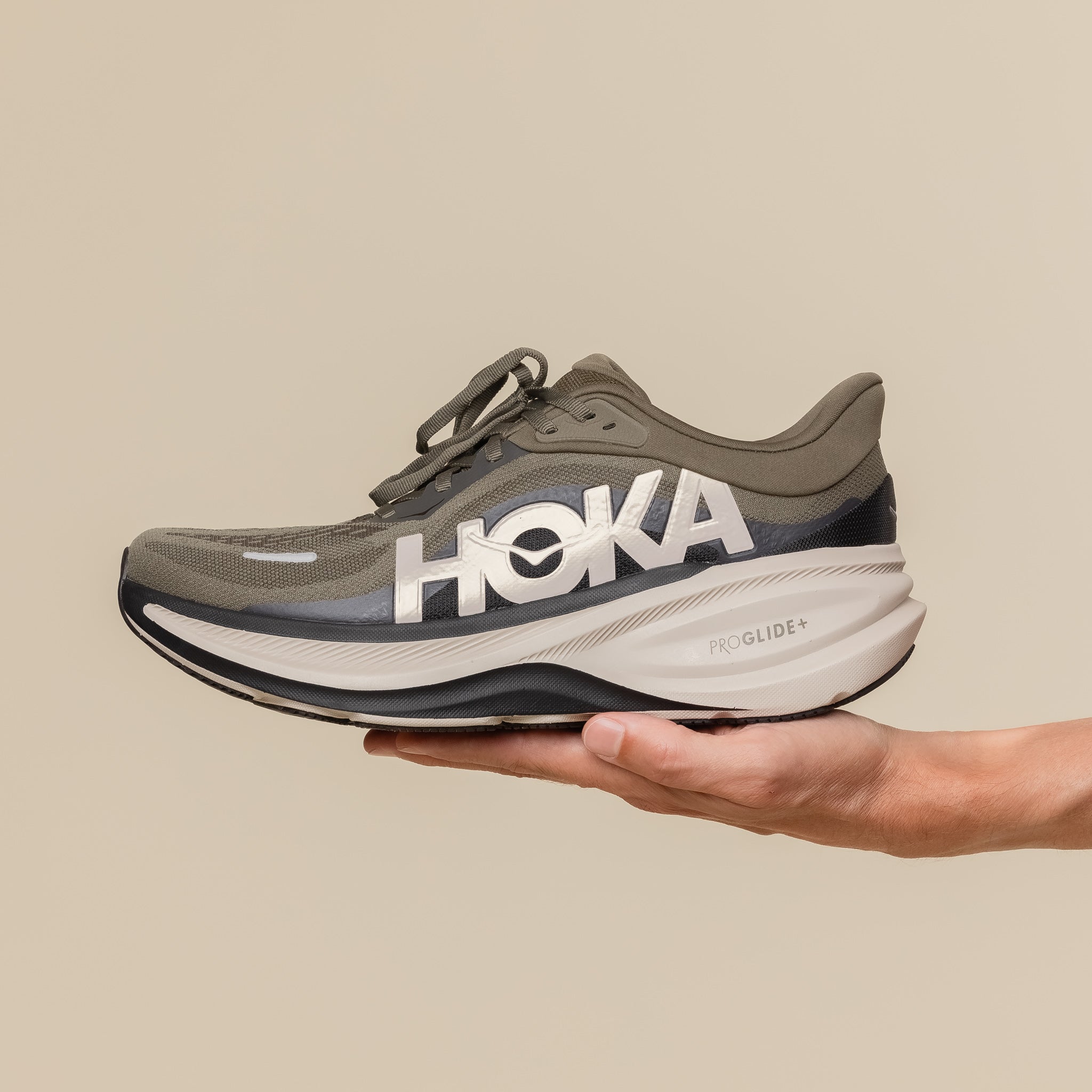 HOKA - Women's Clifton Pro - Antique Olive/River Rock Grey
