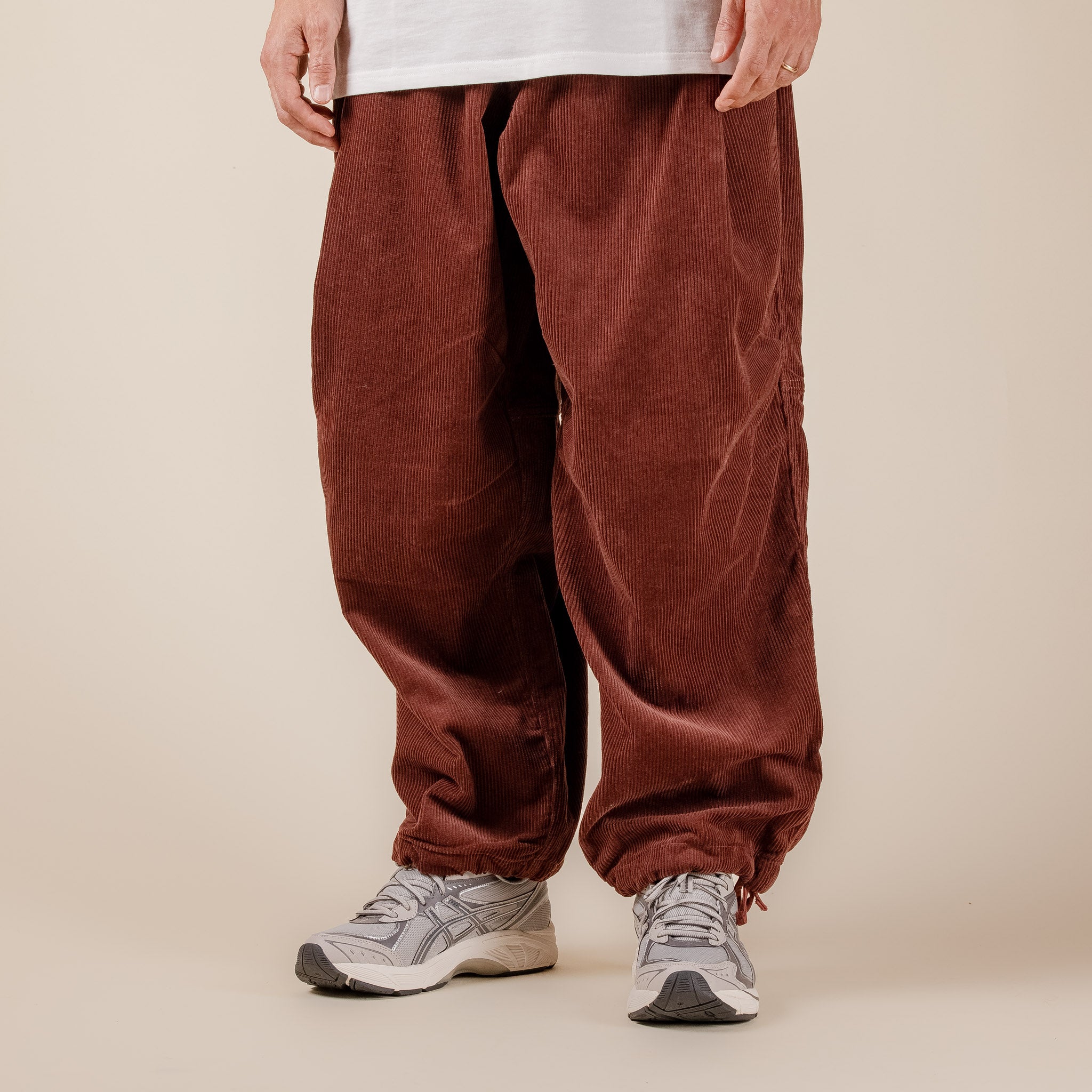 Merely Made - Corduroy Relax Wide Pants - Spice Brown 23FML212PT