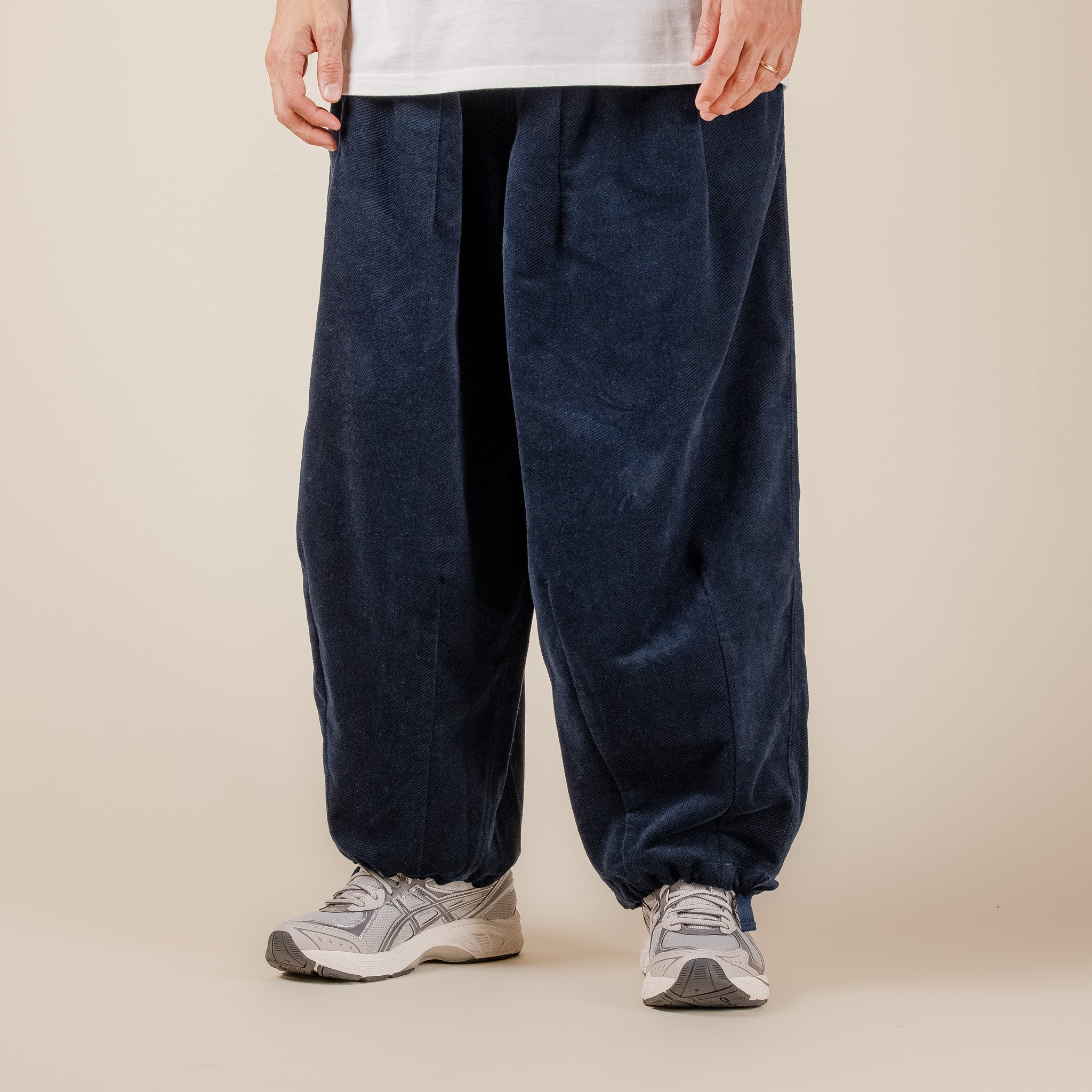 Merely Made - Premium Fluffy Nomadic Pants - Navy Blue | T.T.O.O