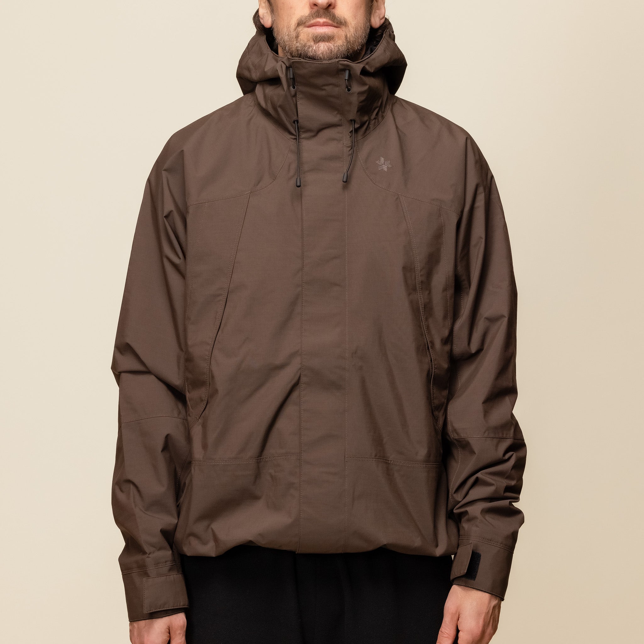 Goldwin - Pertex Unlimited 2L Jacket - Jet Brown GM14300 "goldwin stockist" "Goldwin jacket"