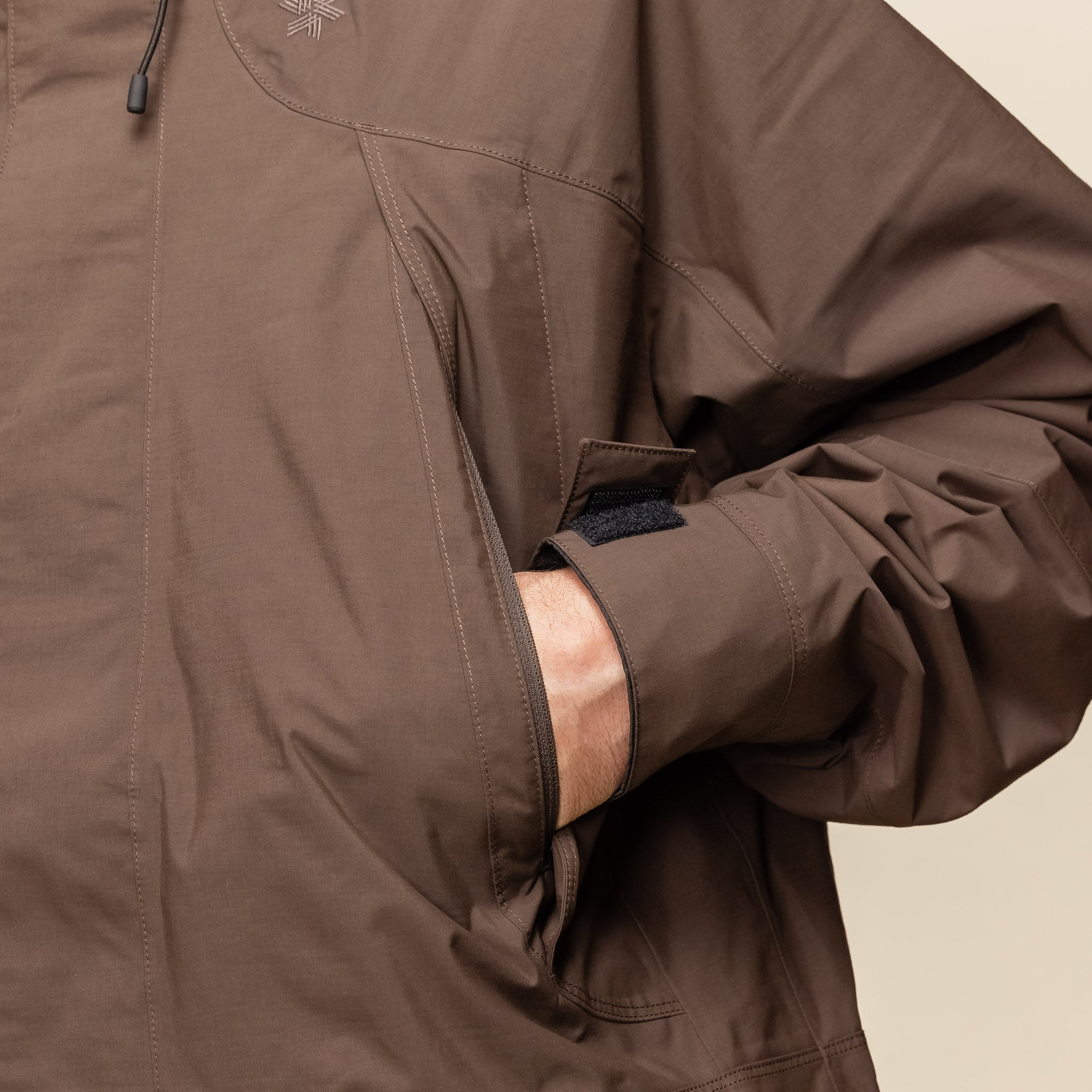 Goldwin - Pertex Unlimited 2L Jacket - Jet Brown GM14300 "goldwin stockist" "Goldwin jacket"