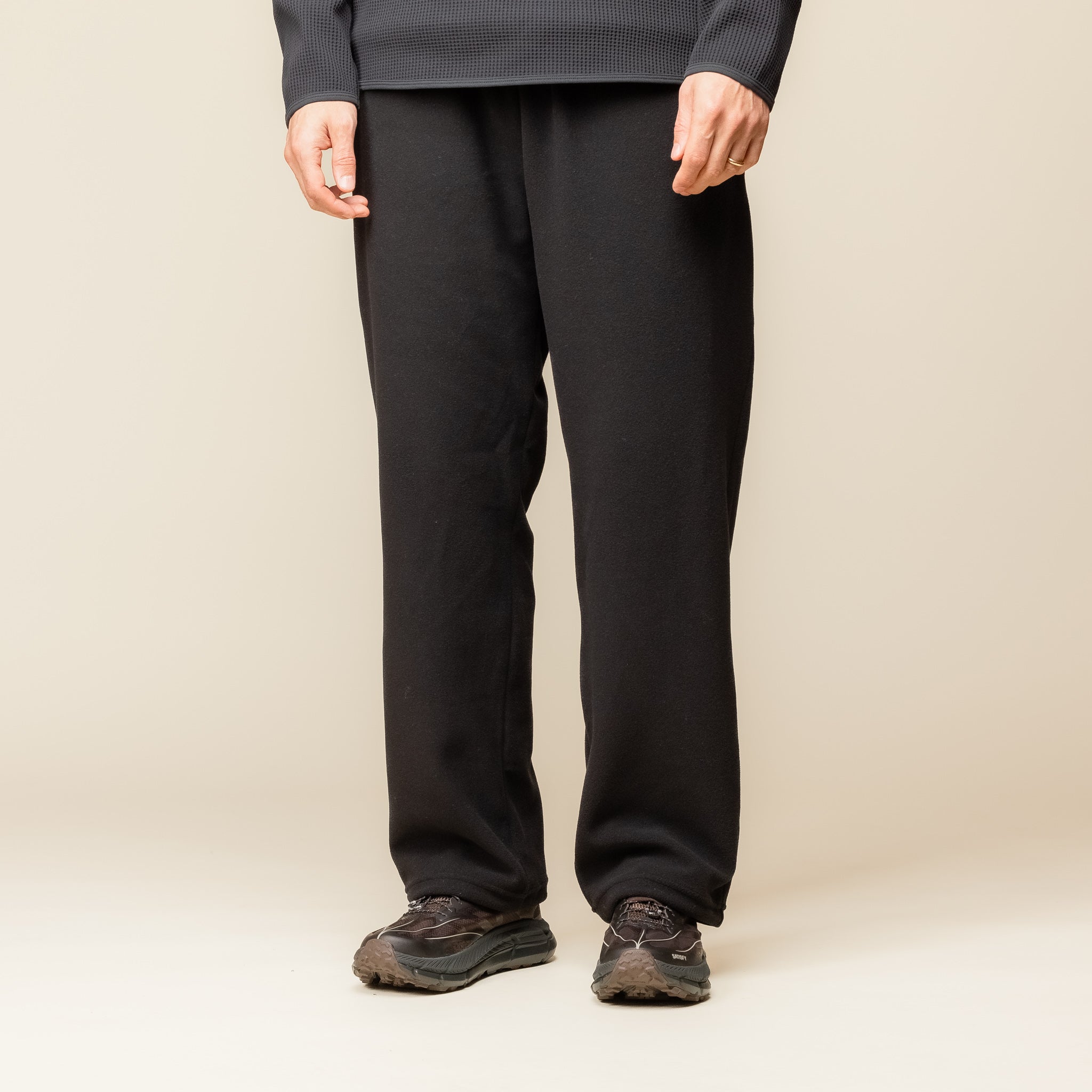 Goldwin - Polartec Powerstretch Easy Pants - Black "goldwin stockists" "Goldwin trousers" "Goldwin Pants"