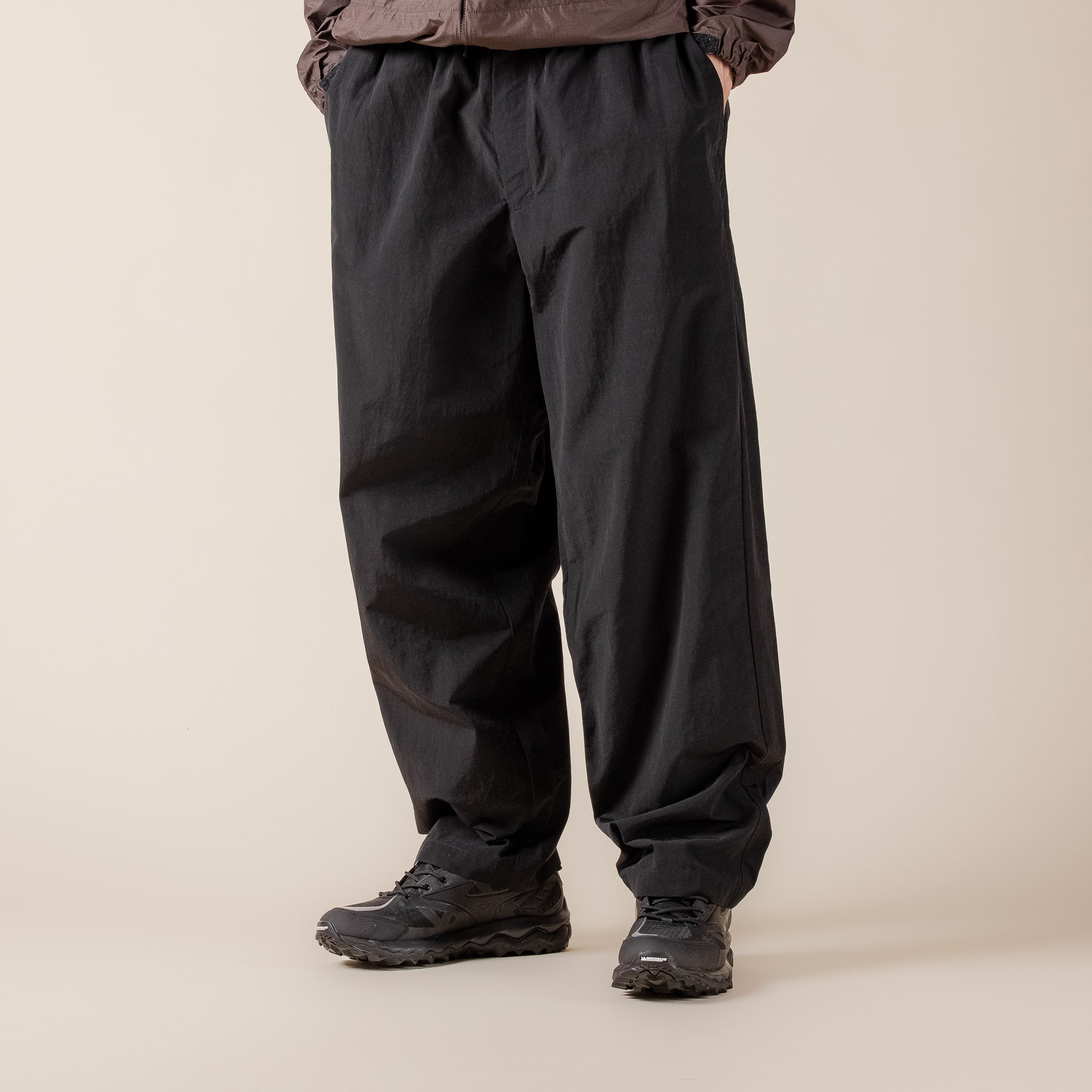Goldwin - Relaxed Straight Easy Pants - Black GL73179 "Goldwin stockists" "Goldwin sale" "Goldwin jacket" "Goldwin gore-tex"