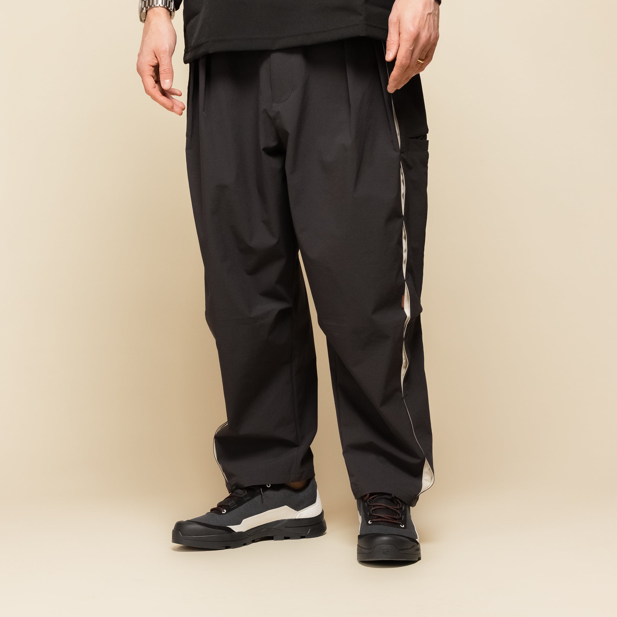 GOOPiMADE x Masterpiece - “MEquip-P1” Double Layers Utility Trousers - Black