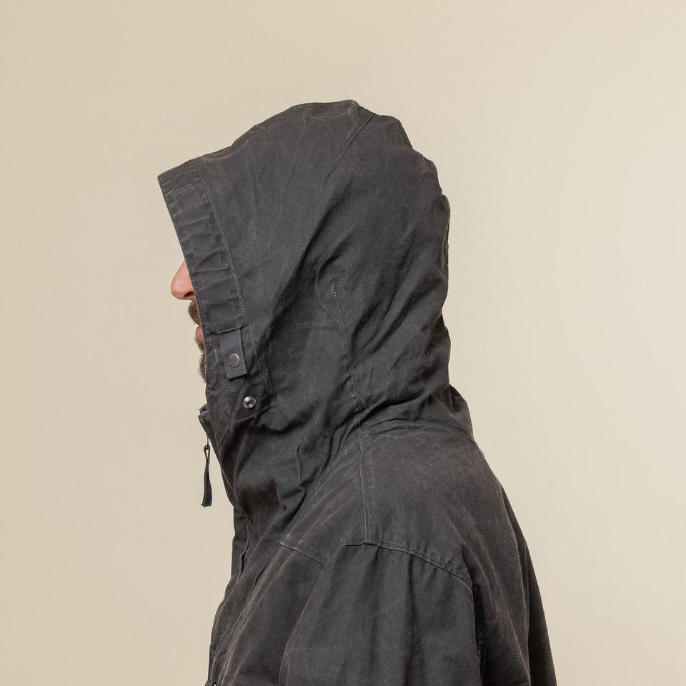 Stone Island - Tela Resinata No Seasons Hooded Jacket - Lead Grey