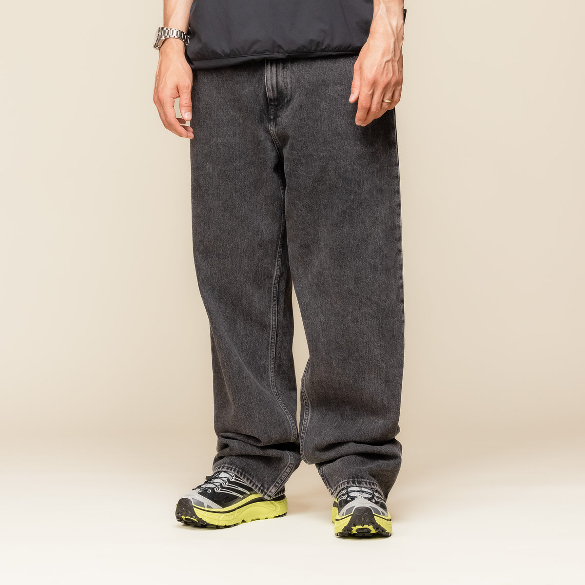 Edwin Jeans - Matrix Wide Pant - Black Matt Wash | T.T.O.O