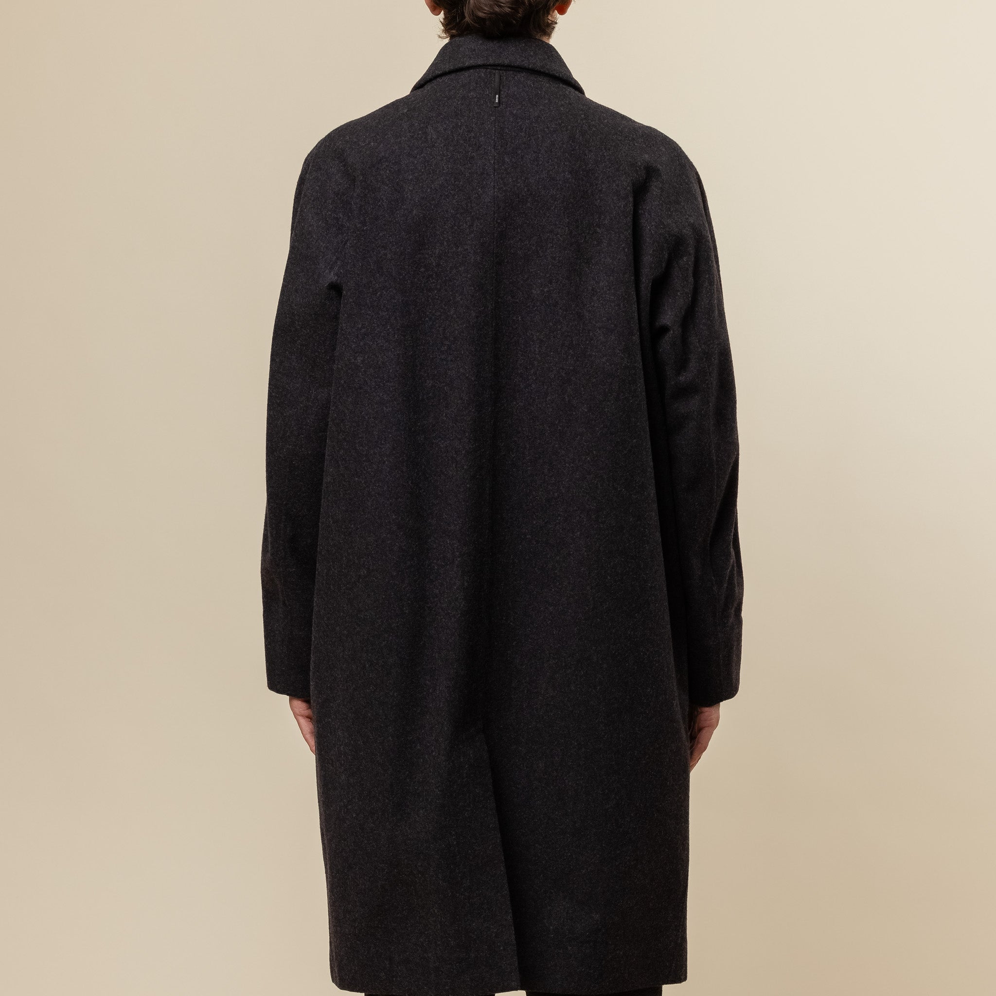 Veilance - Alar Wool Coat - Black Heather
