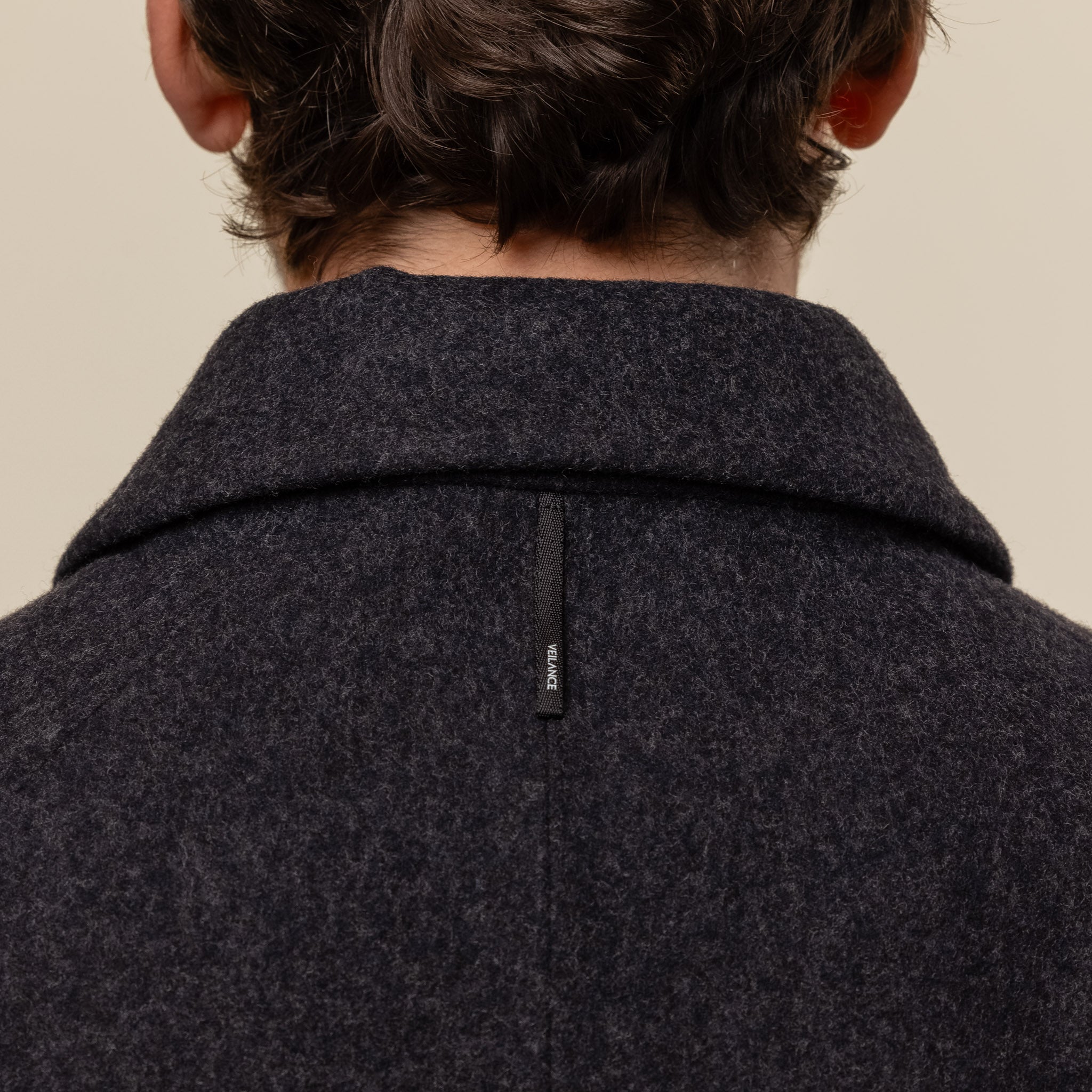 Veilance - Alar Wool Coat - Black Heather