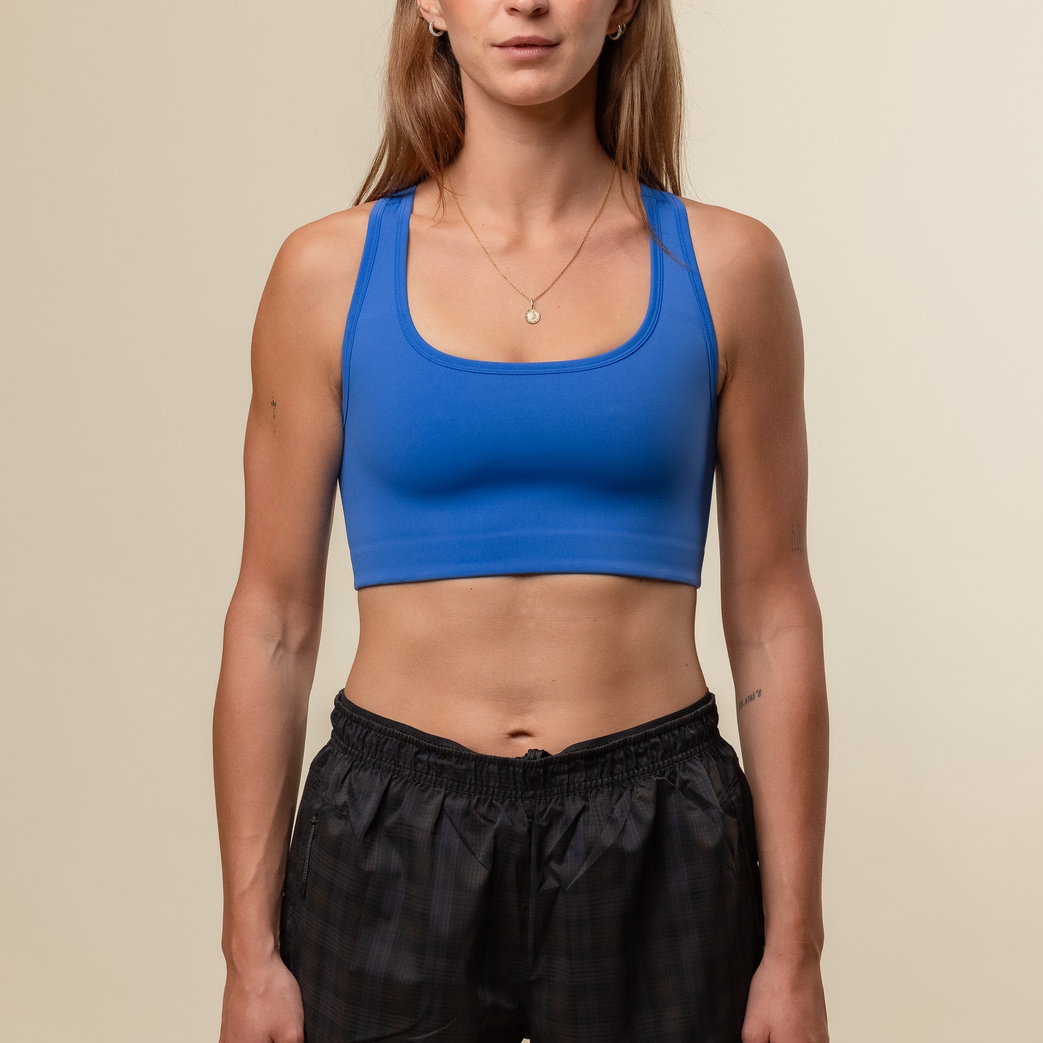Literary Sport - Olivia Hidden Elastic Bra - Lapis Blue