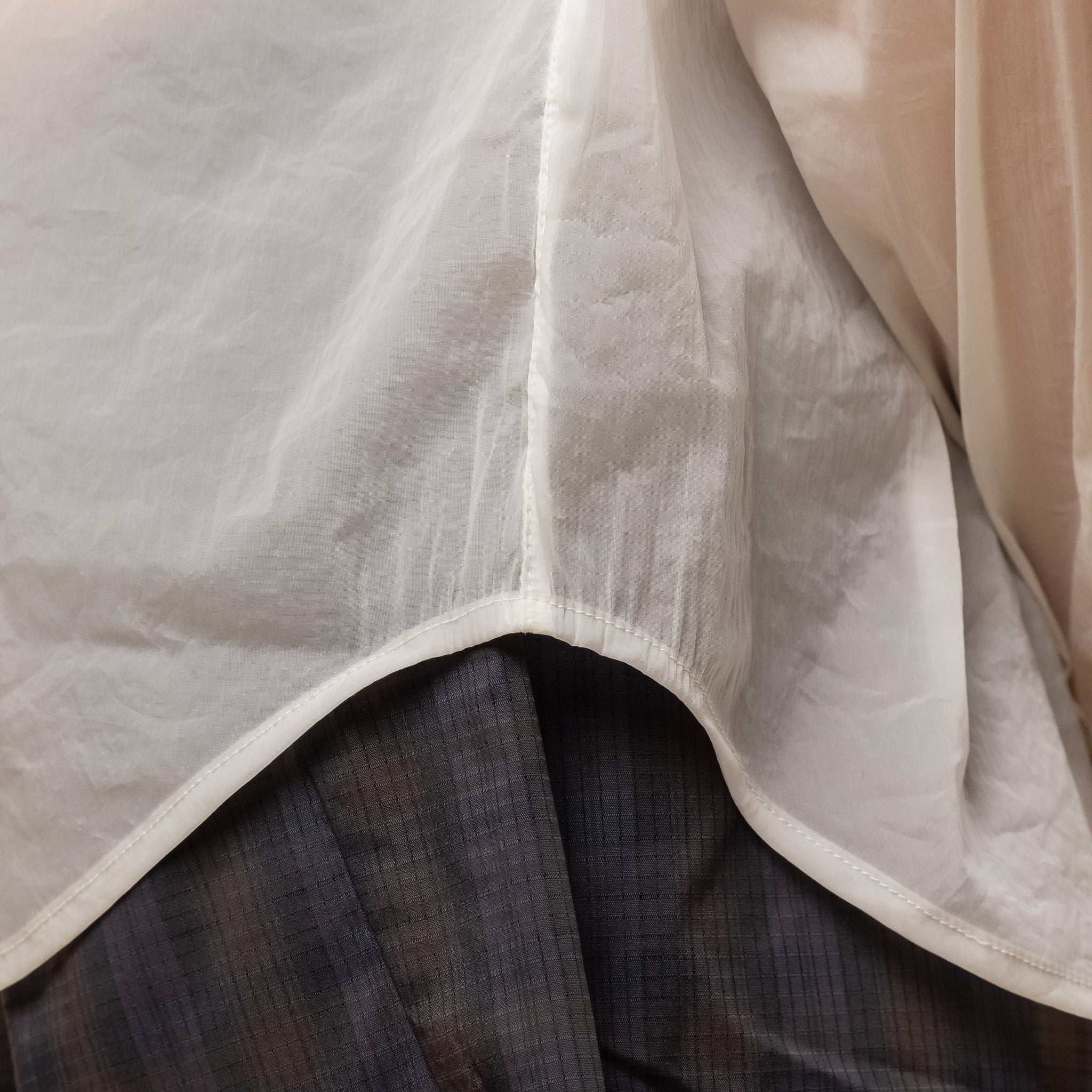Literary Sport - Hana Nylon Button Up Shirt - White