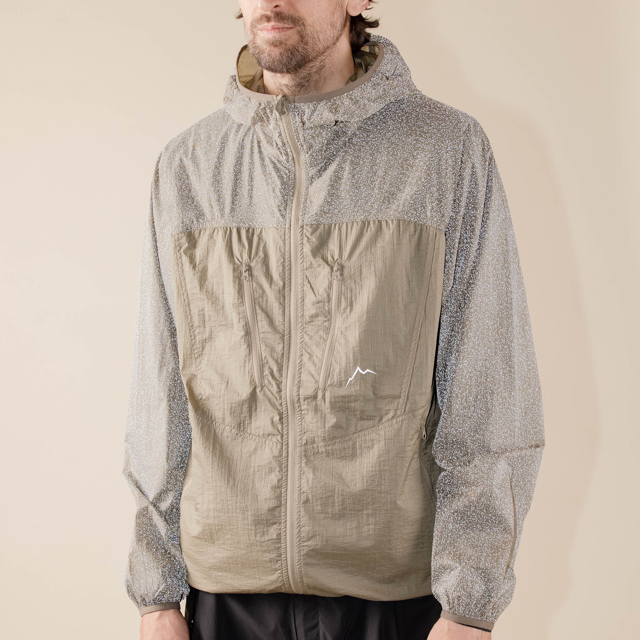 CAYL "Climb As You Love" - Reflective Wind Jacket - Sand Brown