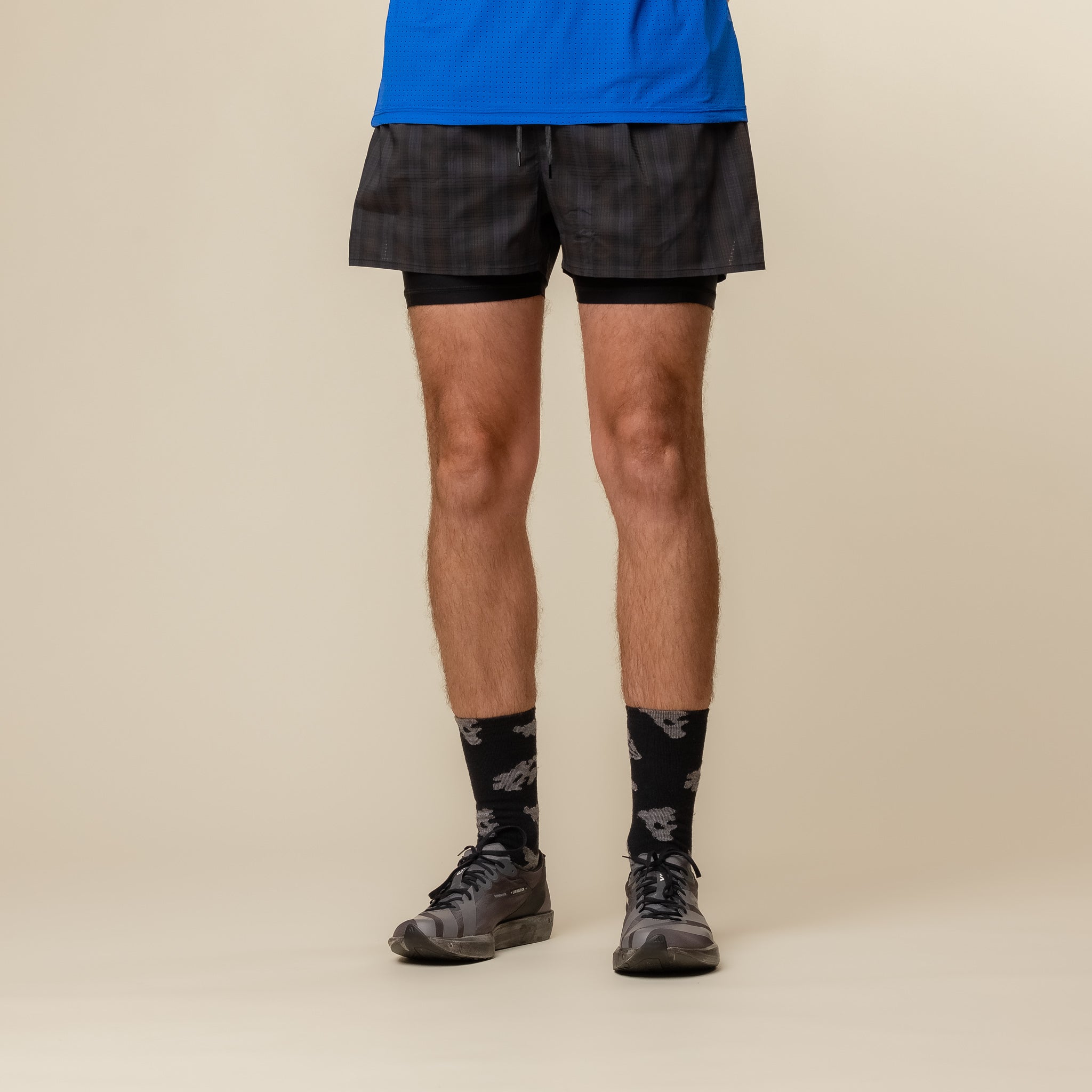 Literary Sport - Myles Run Short - Tartan