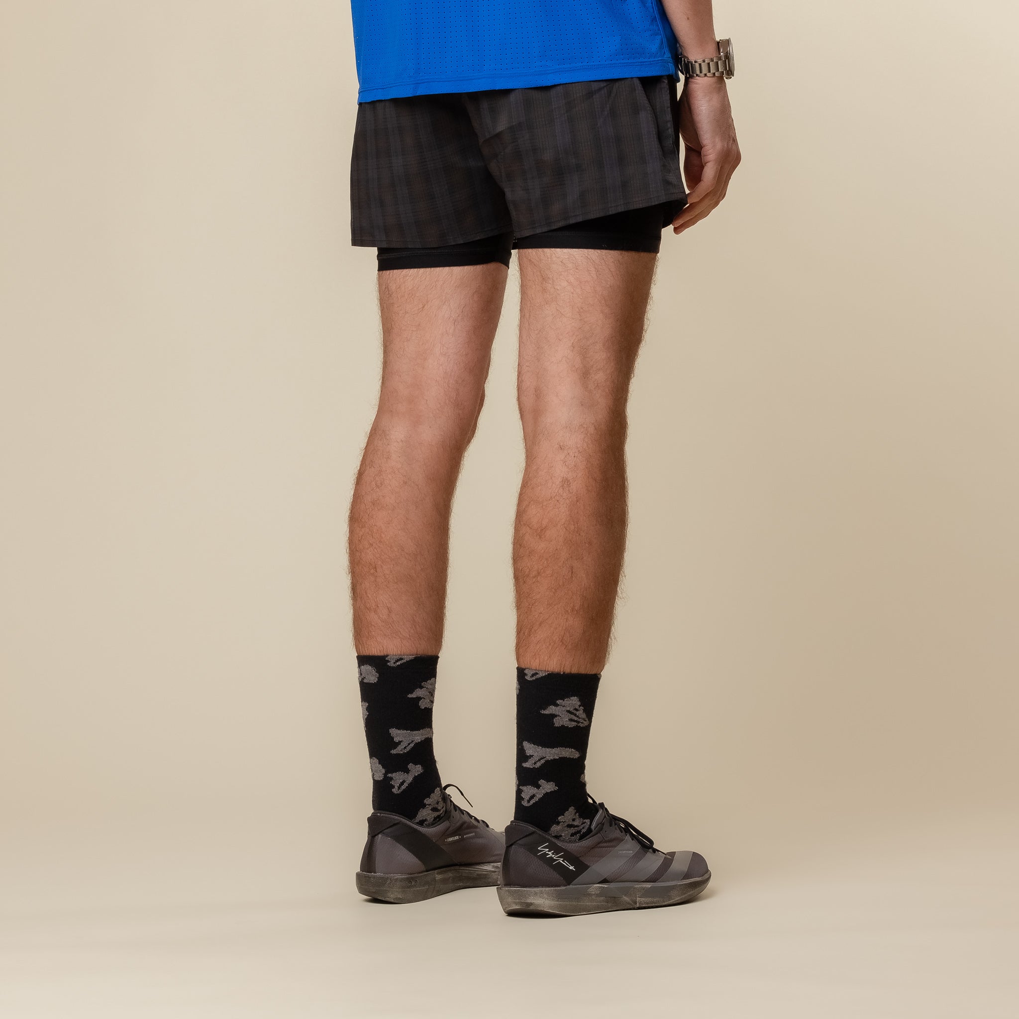 Literary Sport - Myles Run Short - Tartan