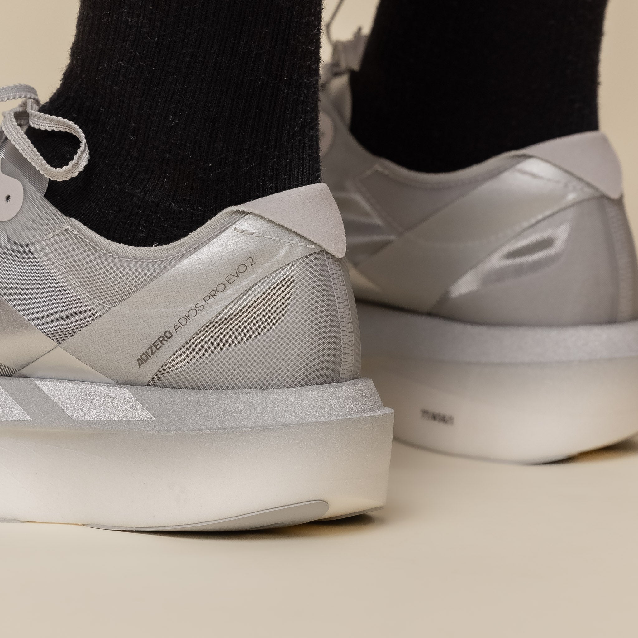 Adidas x Satisfy - Adizero Adios Pro Evo 2 - Silver Met