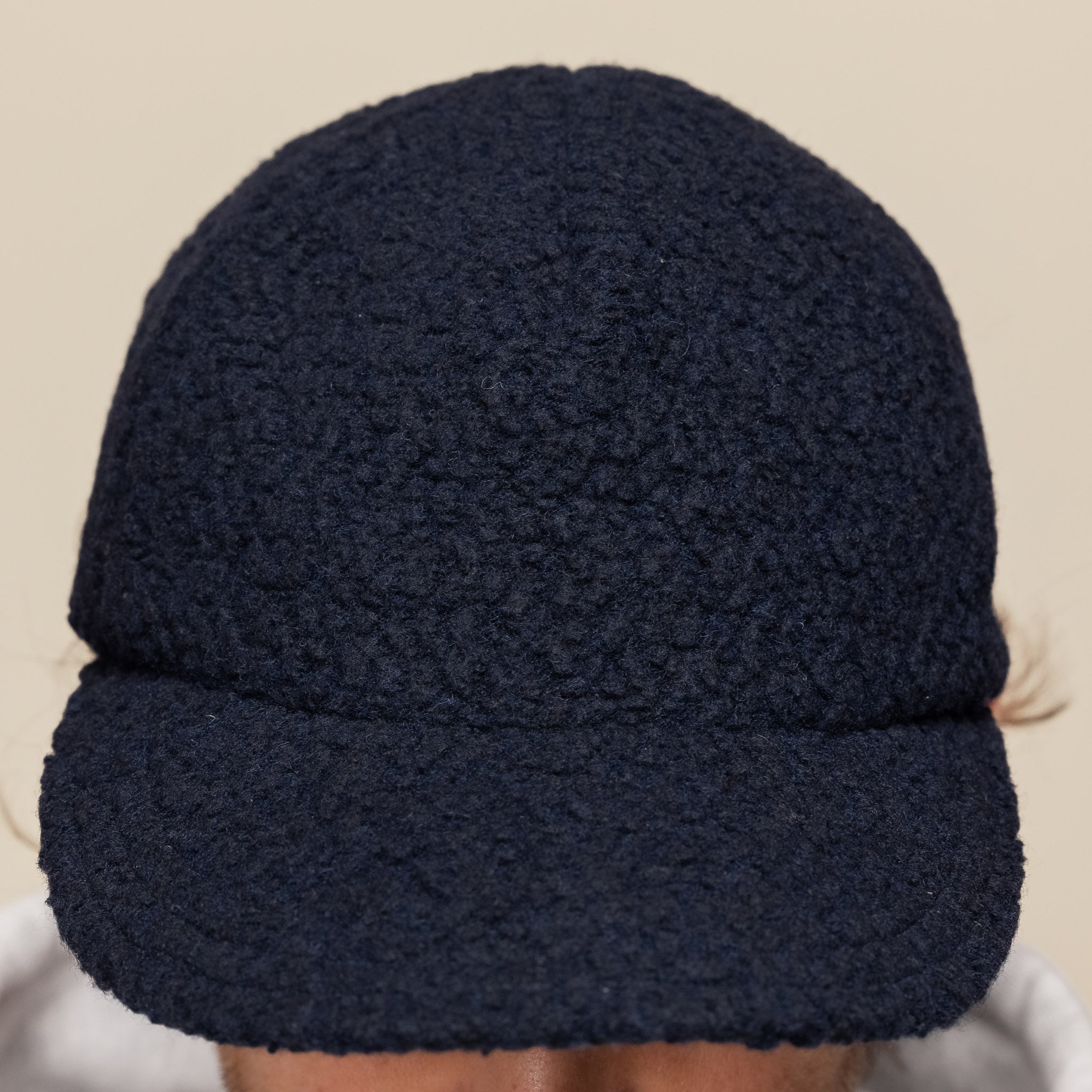 Found Feather - Calamai Textured Polar Fleece Cap - Navy