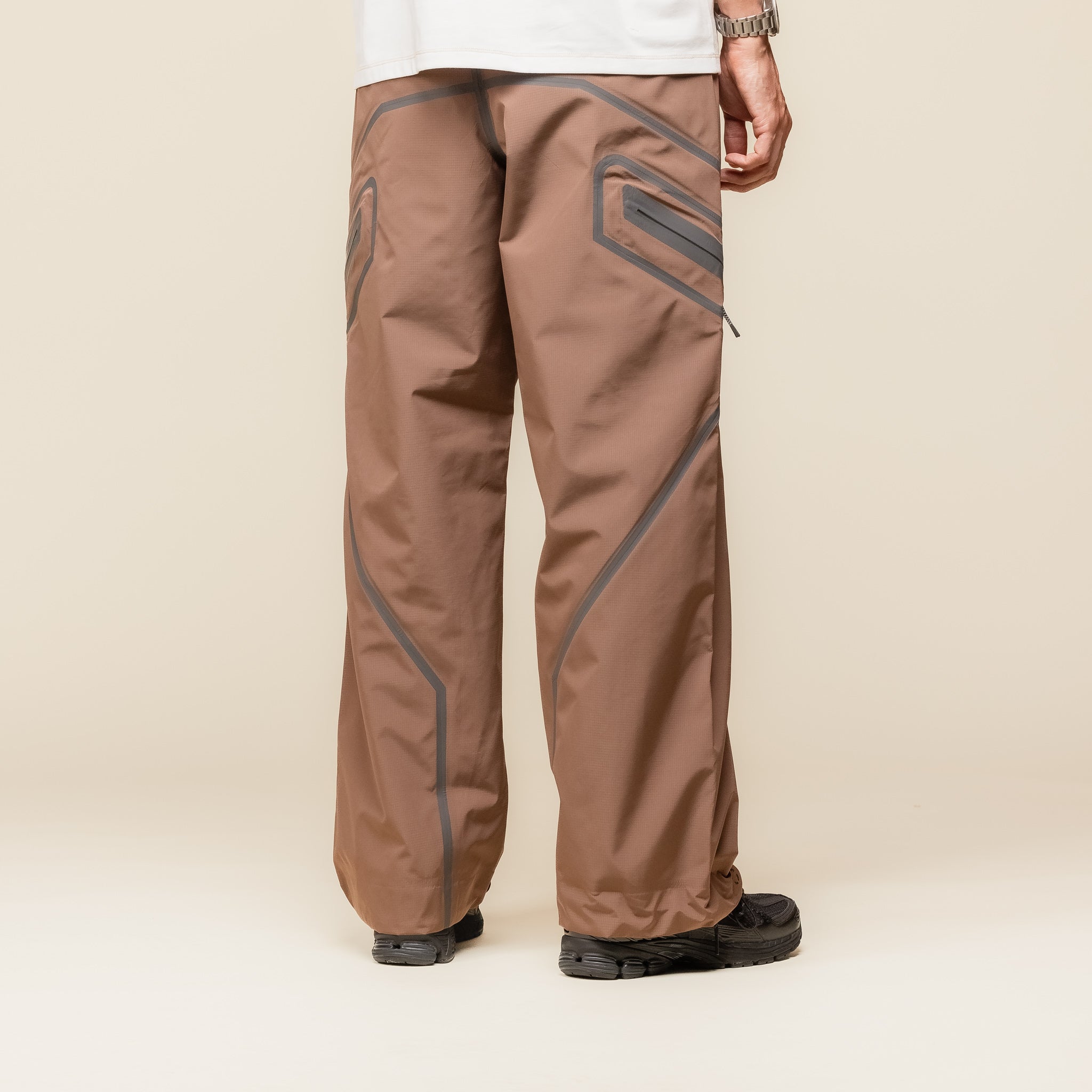 J EONGL I - 3 Layer Pants - Brown