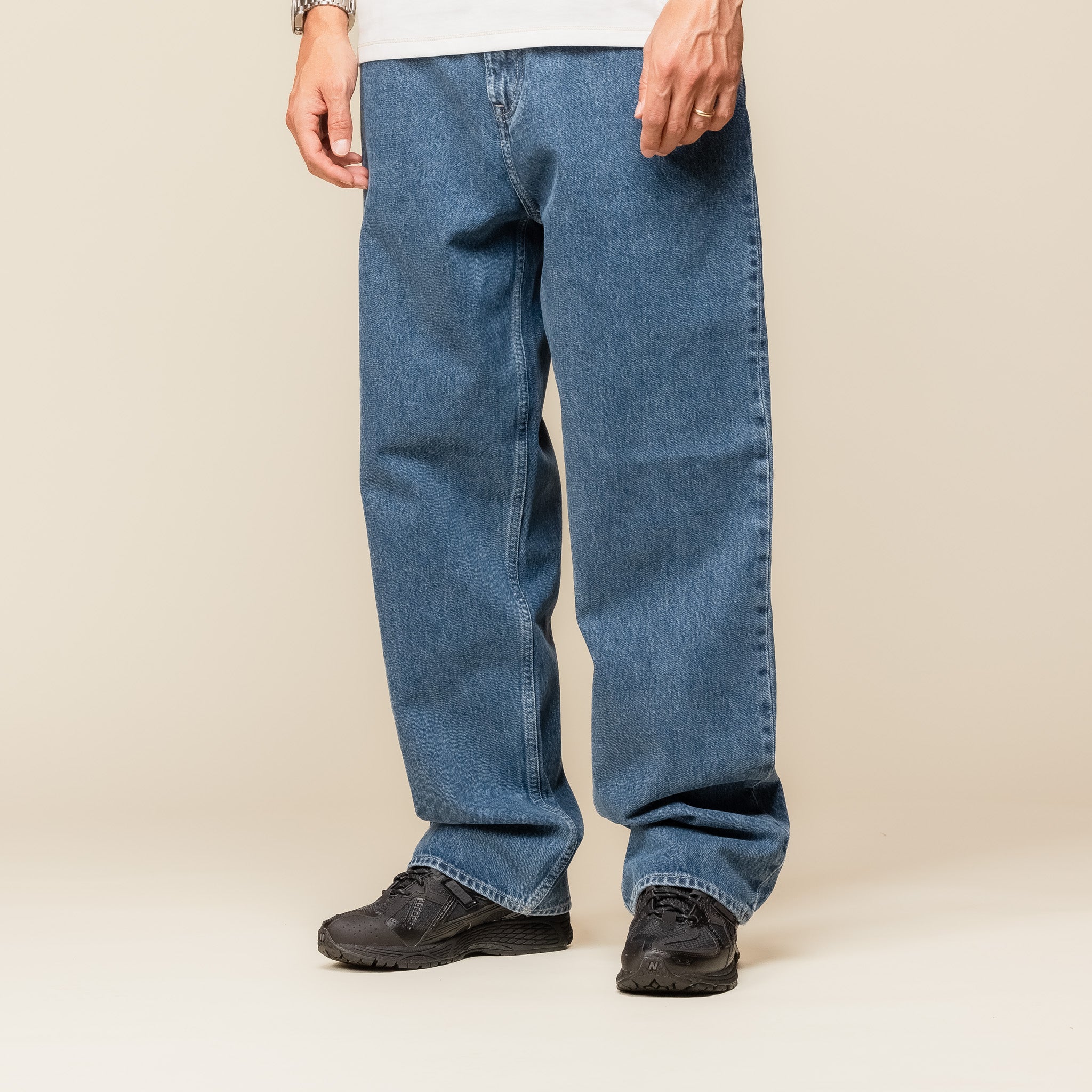 Edwin Jeans - Matrix Wide Pant - Blue Mid Marble Wash