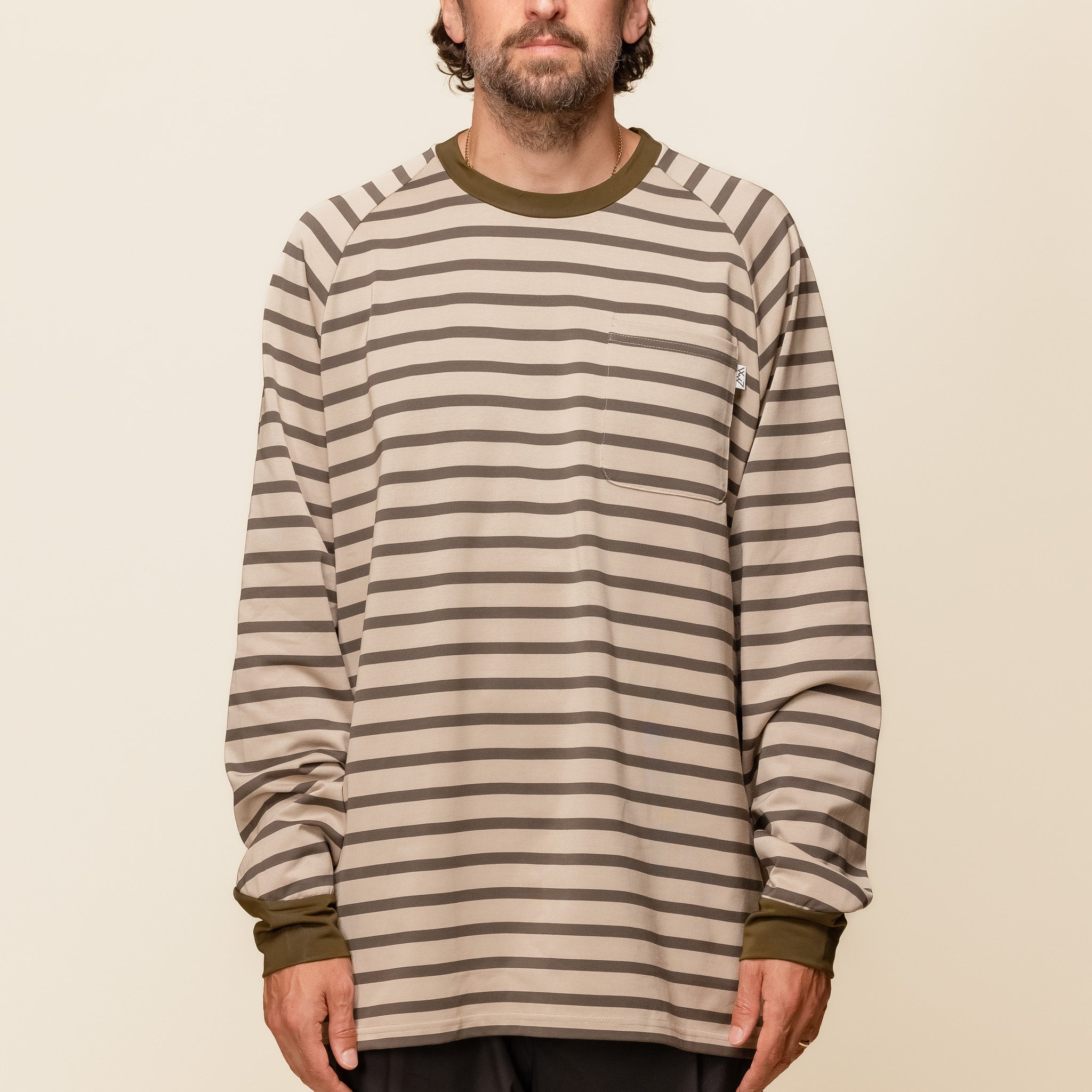 CMF Comfy Outdoor Garment - Border Tee L/S T-Shirt - Greige