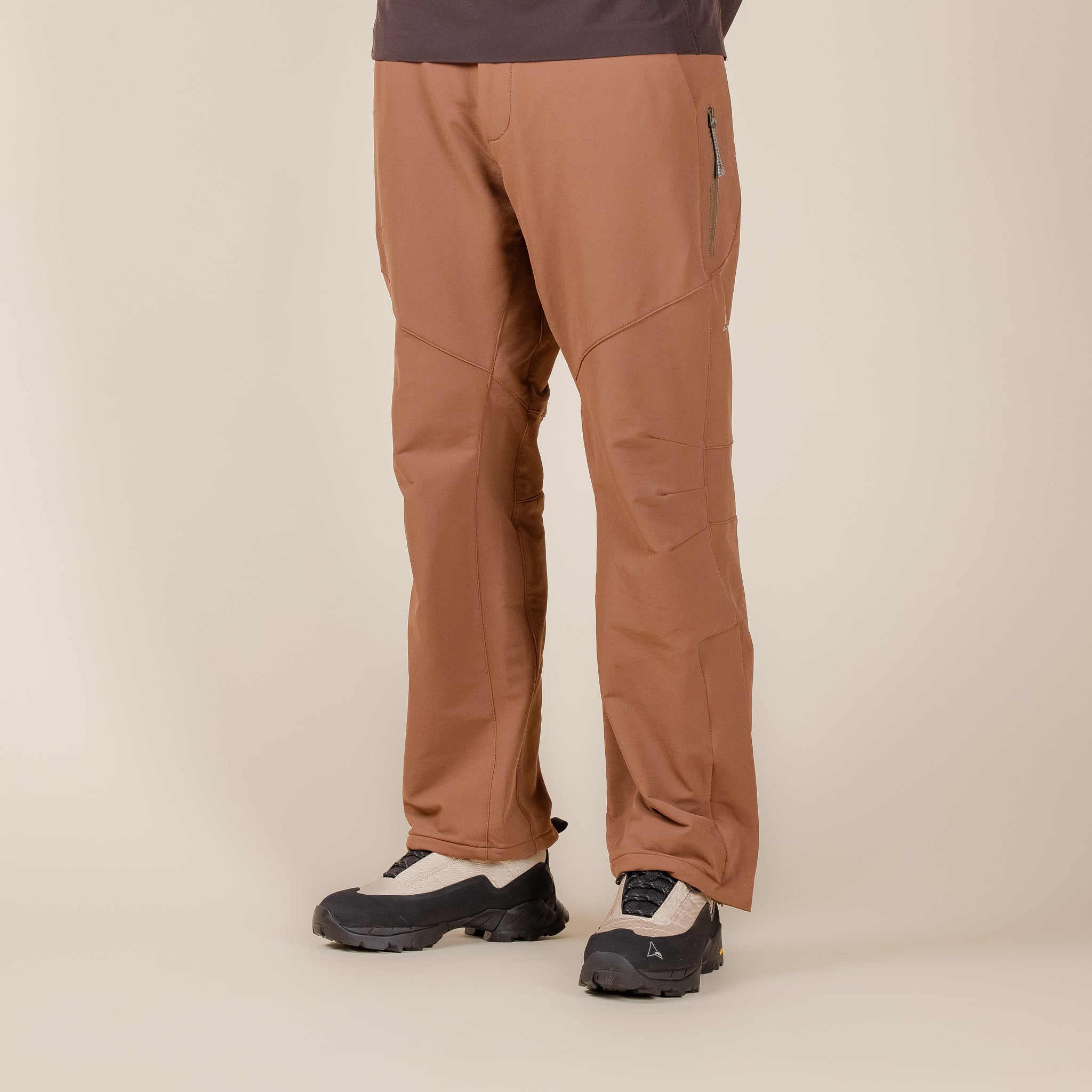 Roa Hiking - Technical Soft Shell Trousers - Brown | T.T.O.O