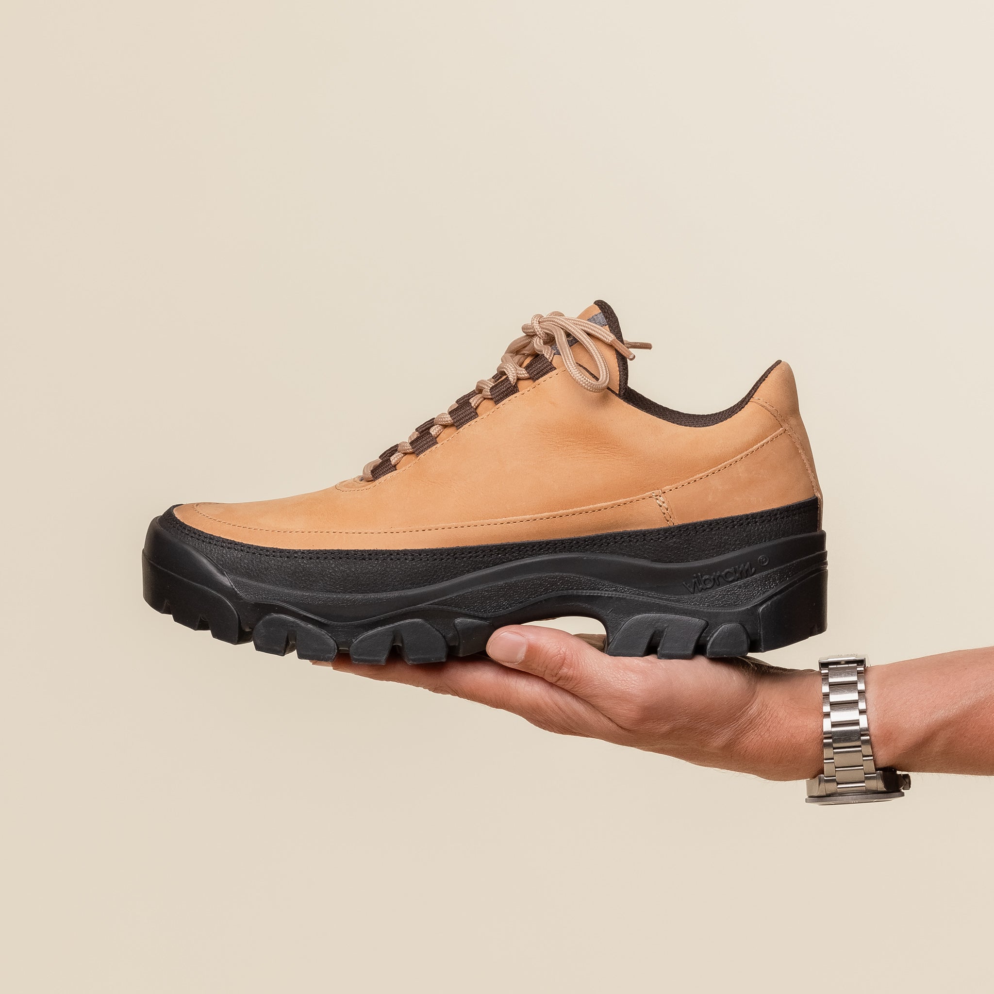 Tarvas x UOS - UOS Easy Hiker Veg Tan Leather - Natural