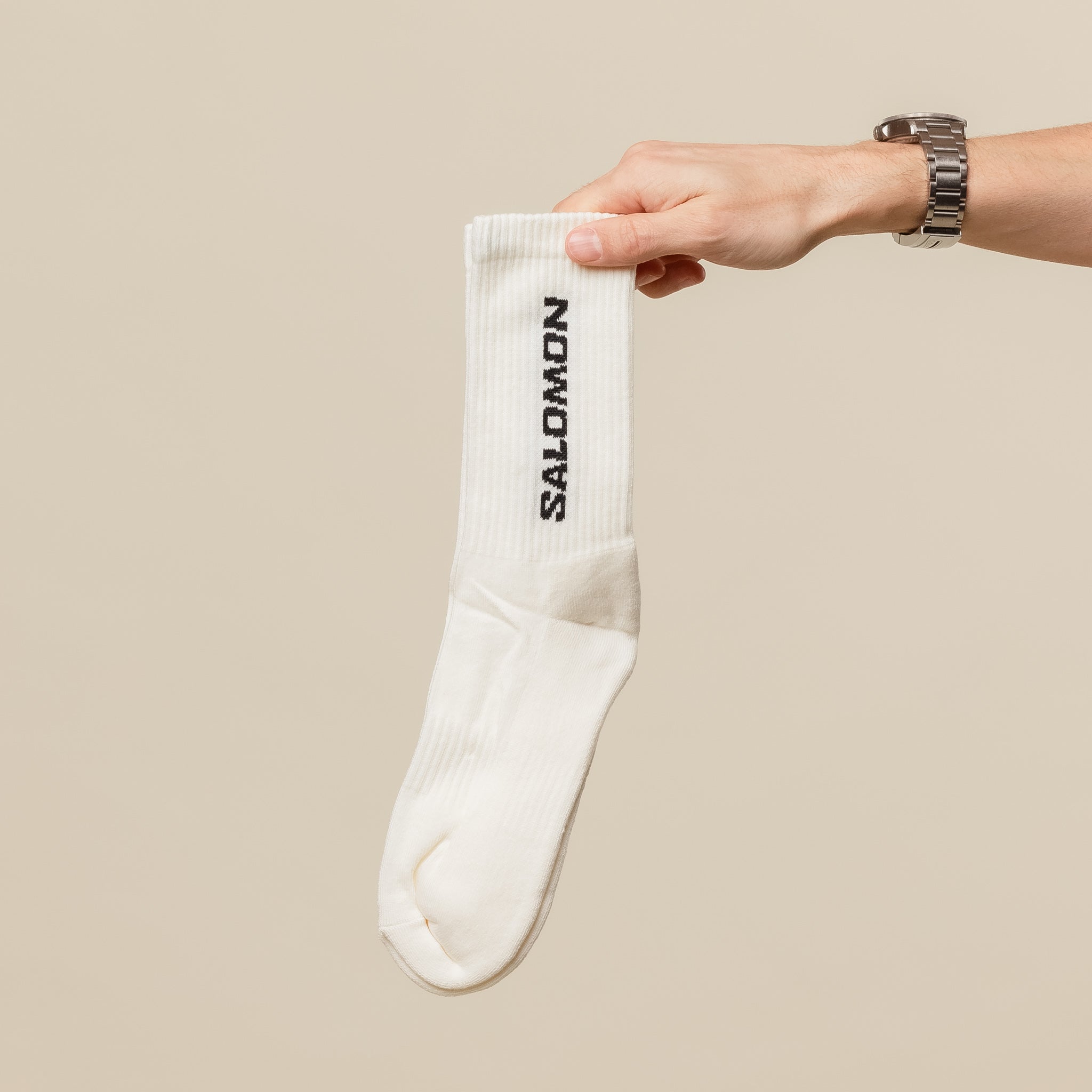 Salomon - Everyday Crew Sock 3 Pack - Vanilla Ice / Acid Lime / Deep Blue