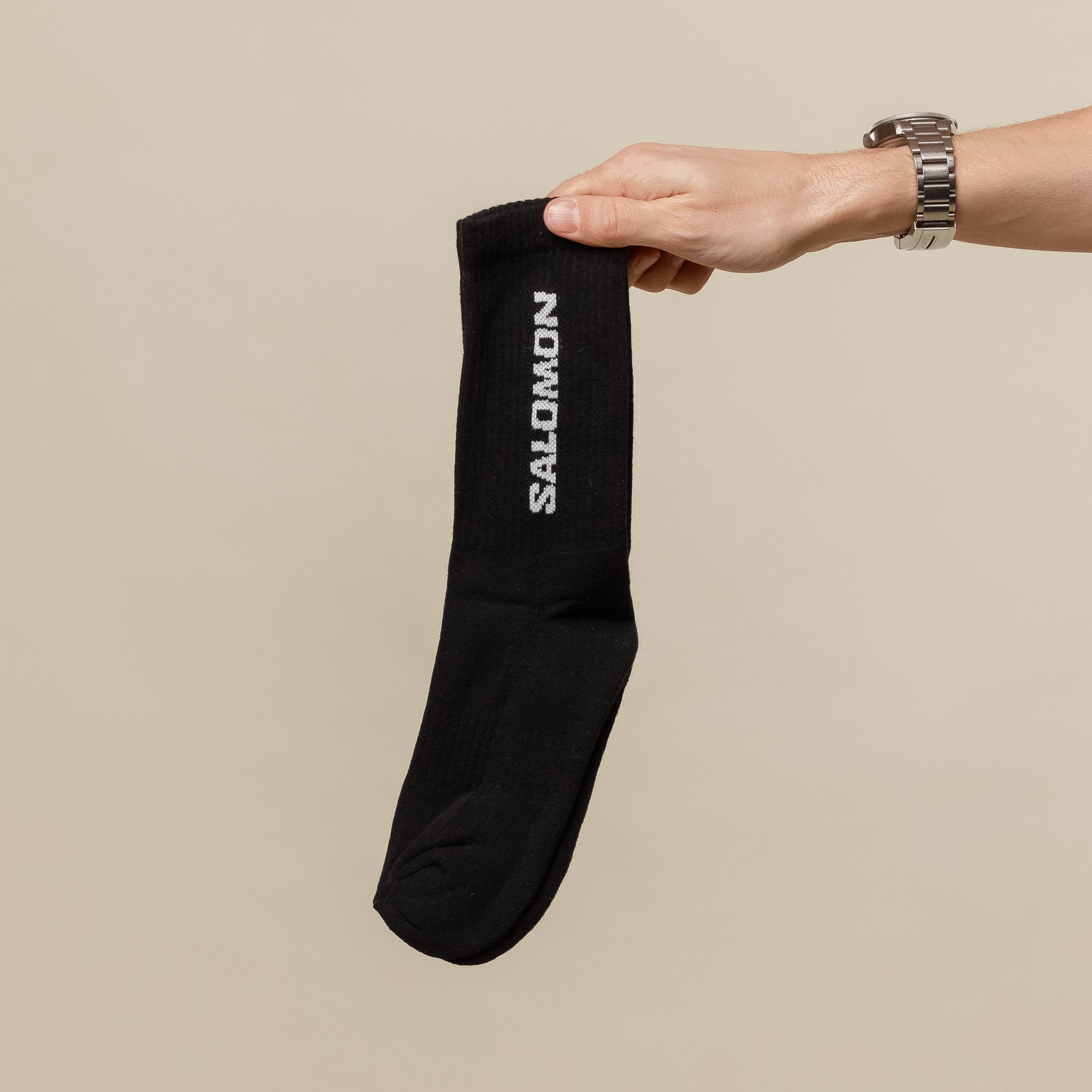 Salomon - Everyday Crew Sock 3 Pack - Black/Black/Black