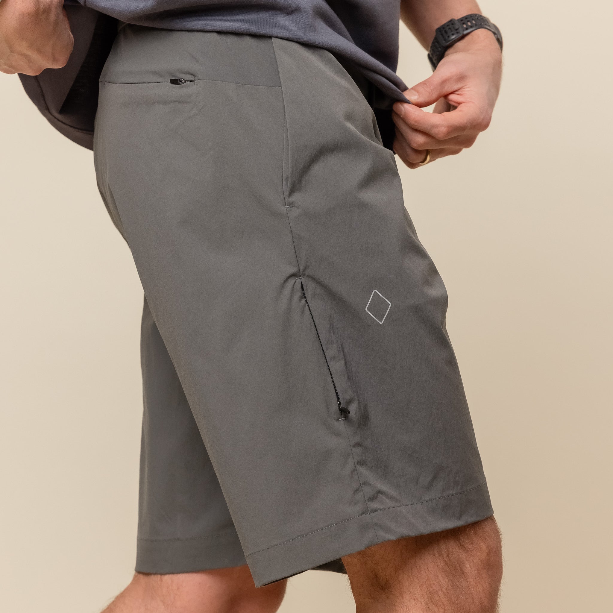 Pas Normal Studios - Off-Race Light Tech Shorts - Dark Grey
