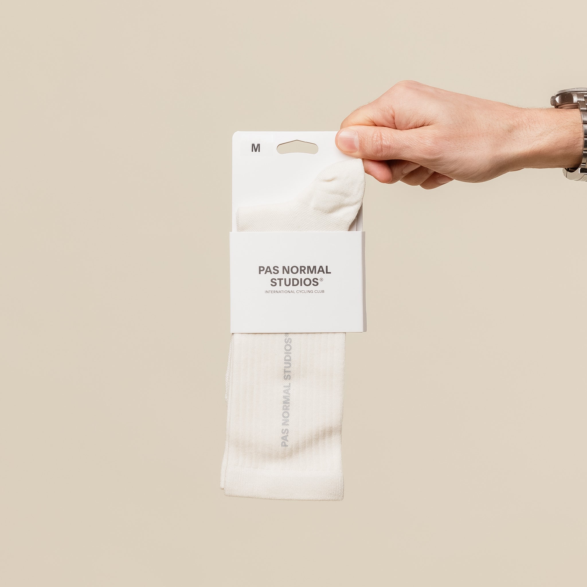 Pas Normal Studios - Off-Race Socks - Off White