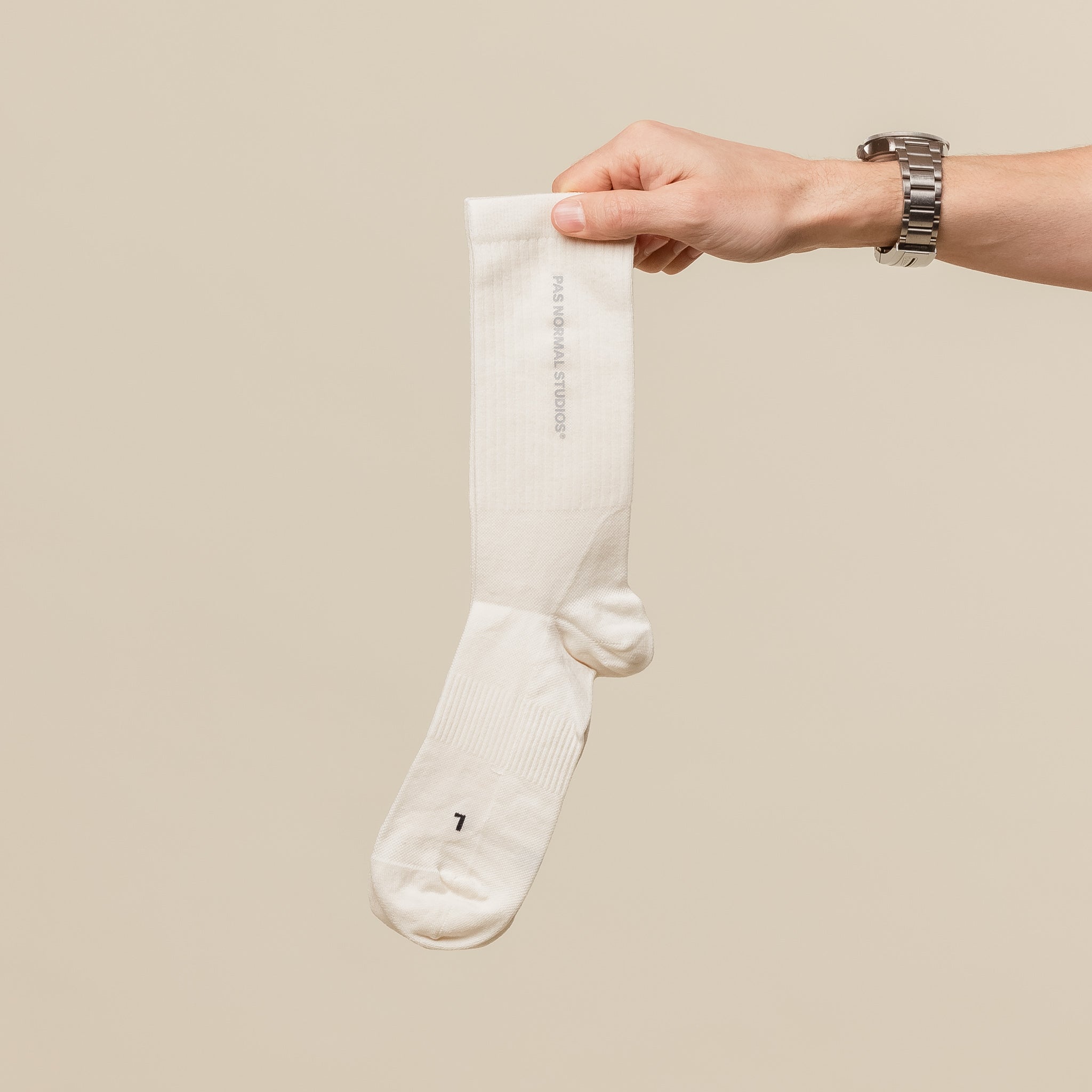 Pas Normal Studios - Off-Race Socks - Off White