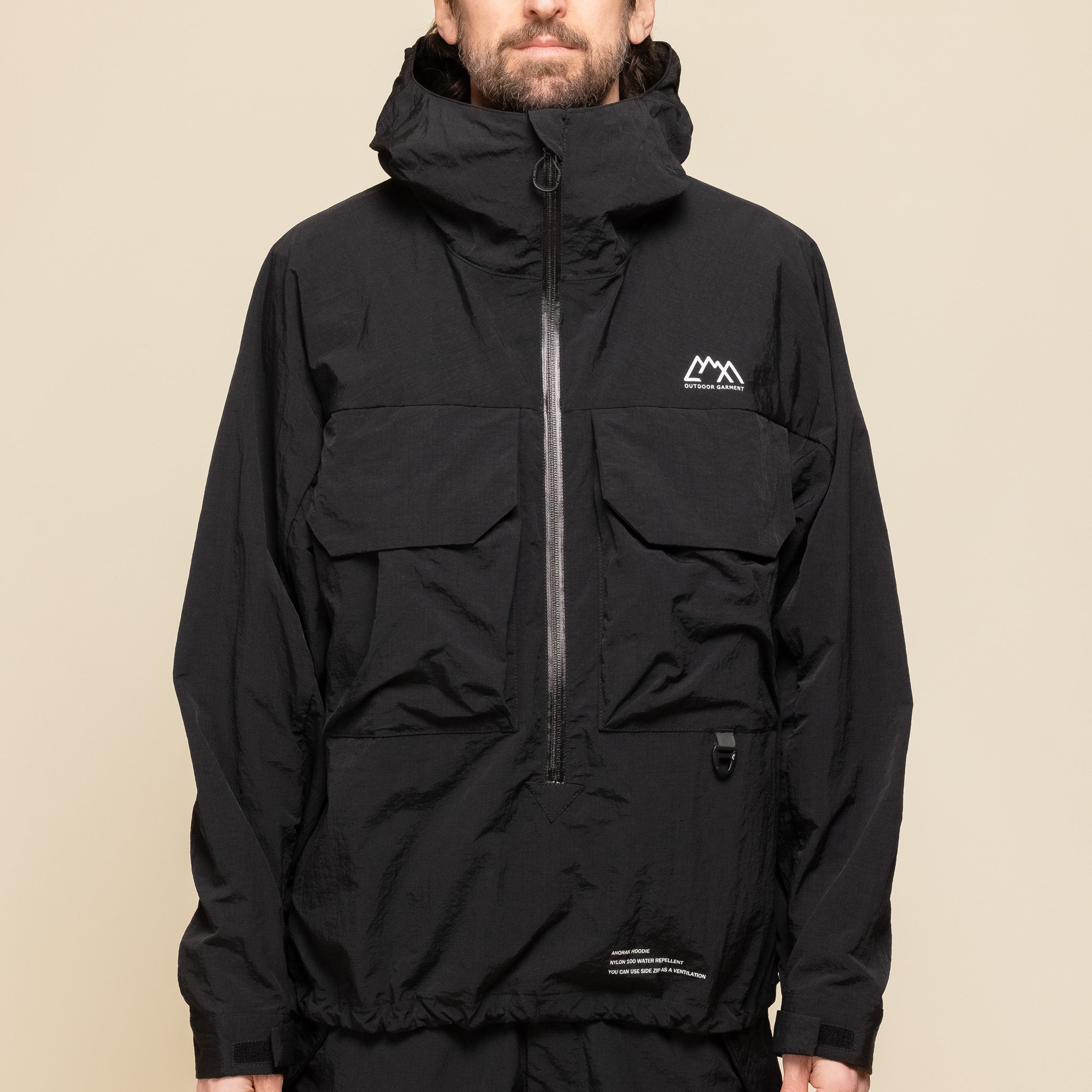 CMF Comfy Outdoor Garment - Anorak Hoodie Jacket - Black