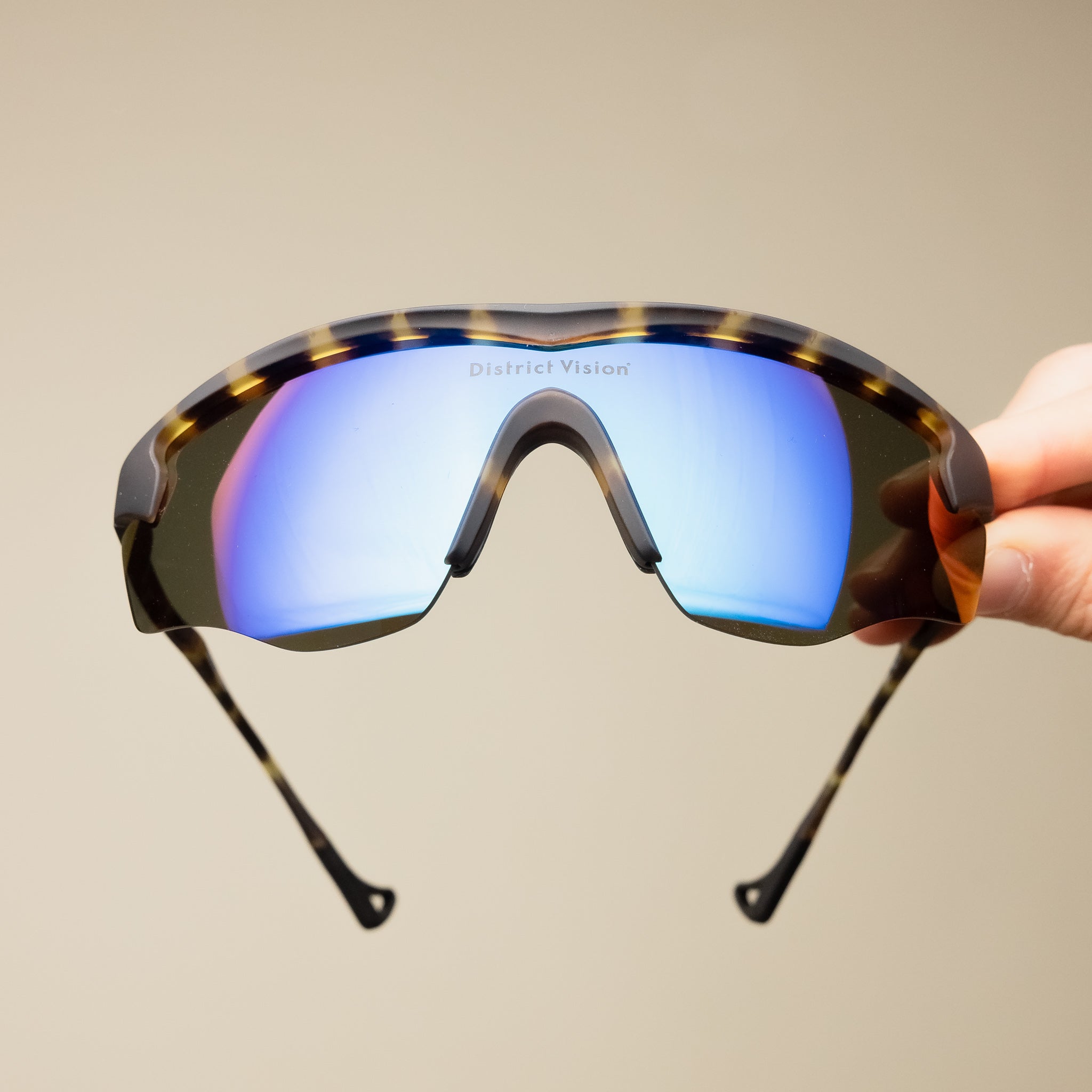 District Vision - Junya Racer - Tortoise D+ Blue Mirror "district vision sunglasses" "District vision stockists"
