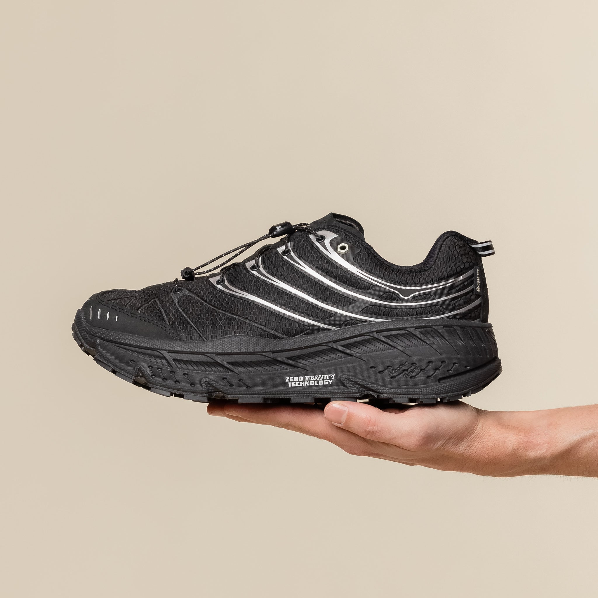 HOKA - Stinson Evo Gore-Tex - Black / Silver
