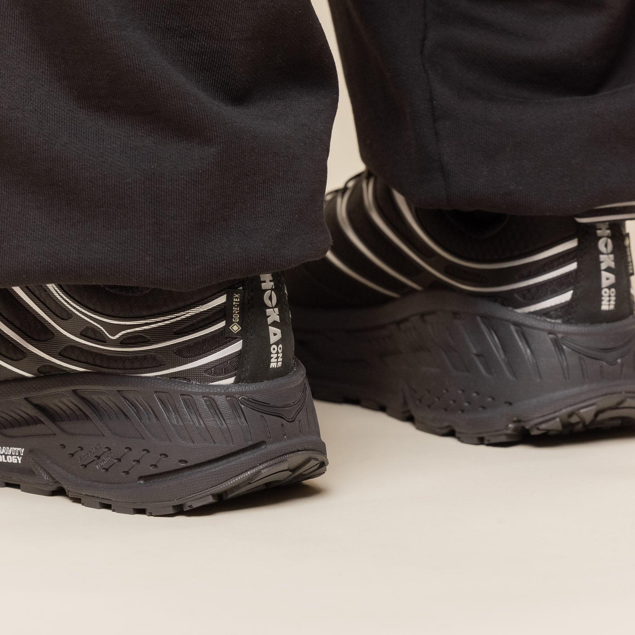 HOKA - Stinson Evo Gore-Tex - Black / Silver