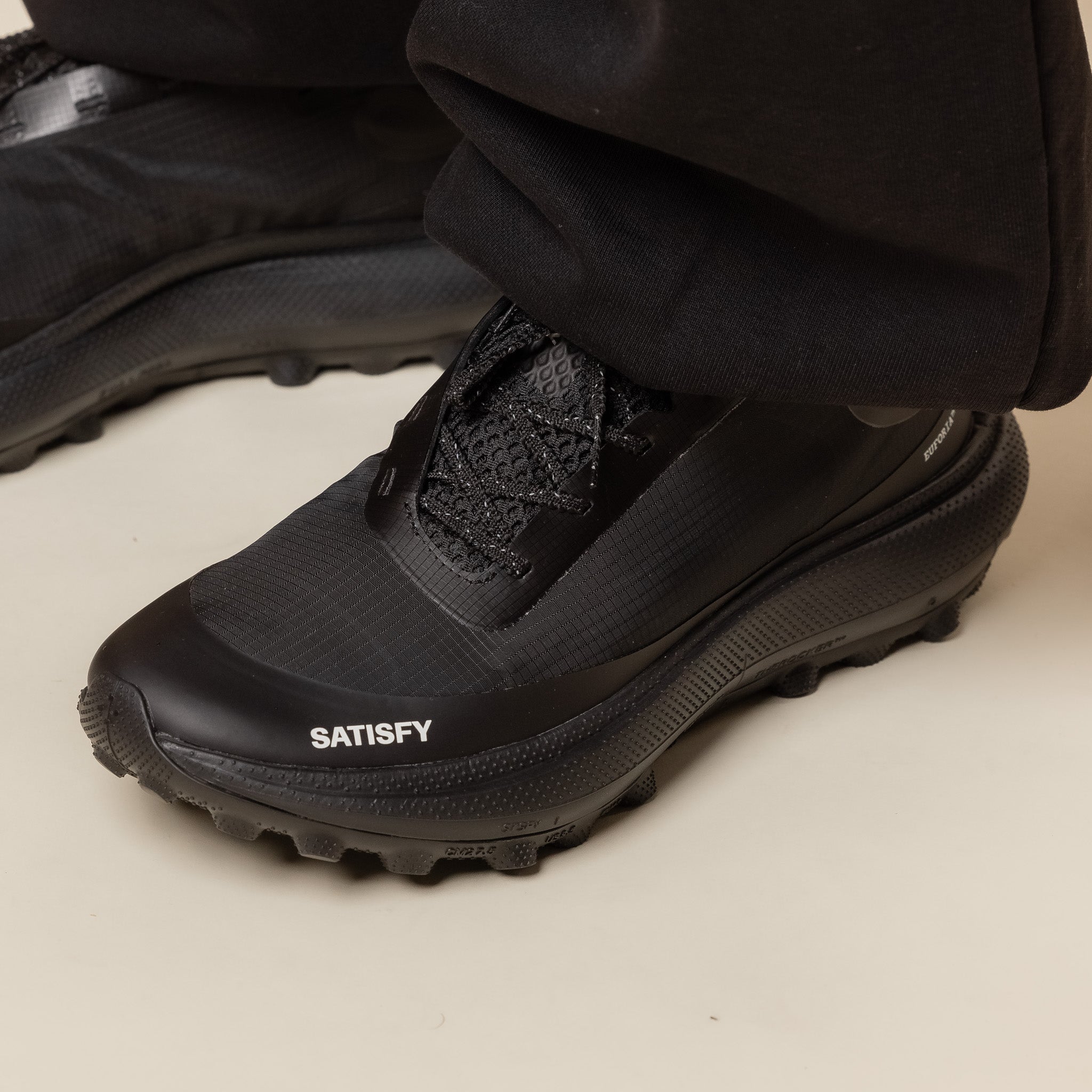 Satisfy - The ROCKER Trail Shoe - Jet Black