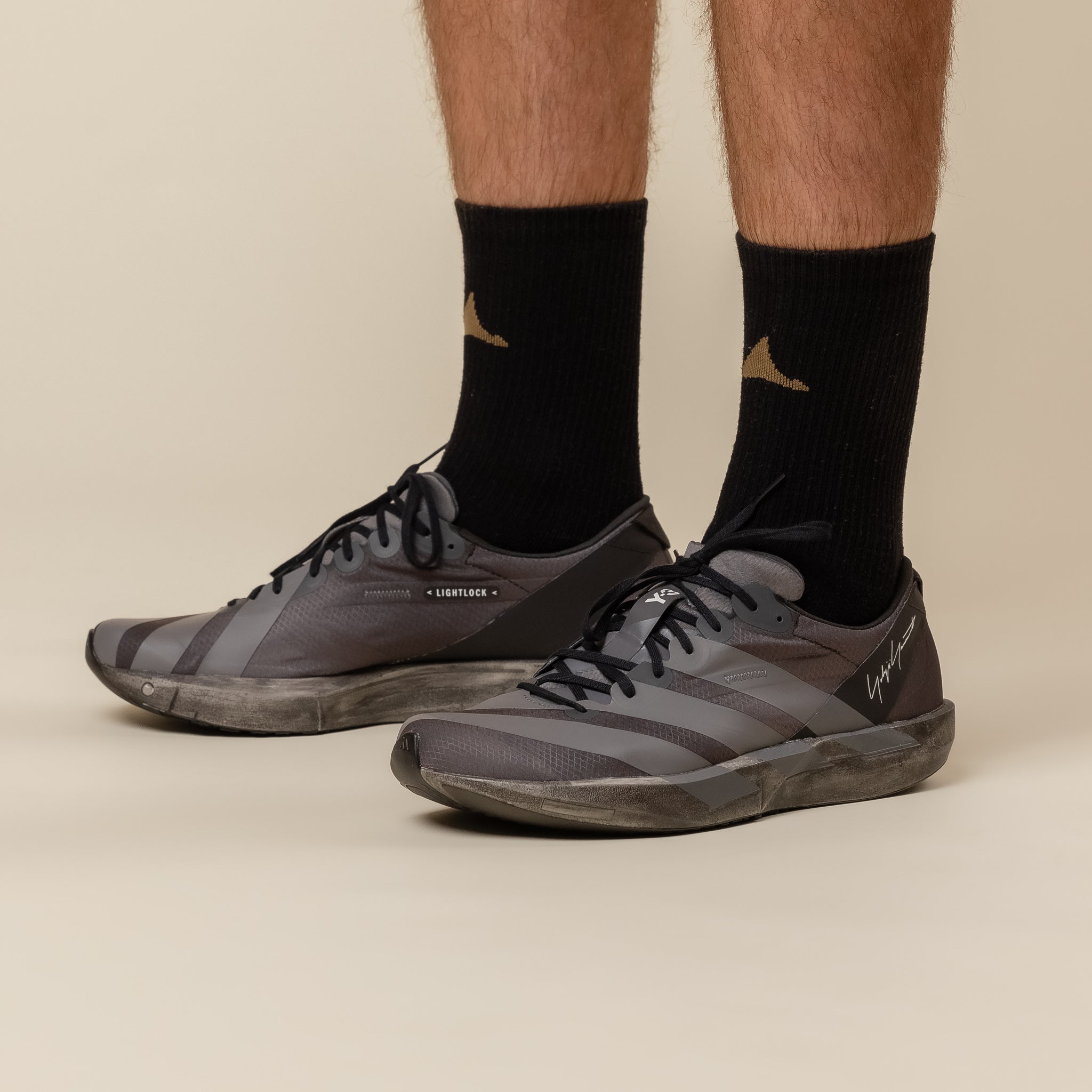 Adidas - Y-3 ADIOS 9 - Black / Grey Five / Off White