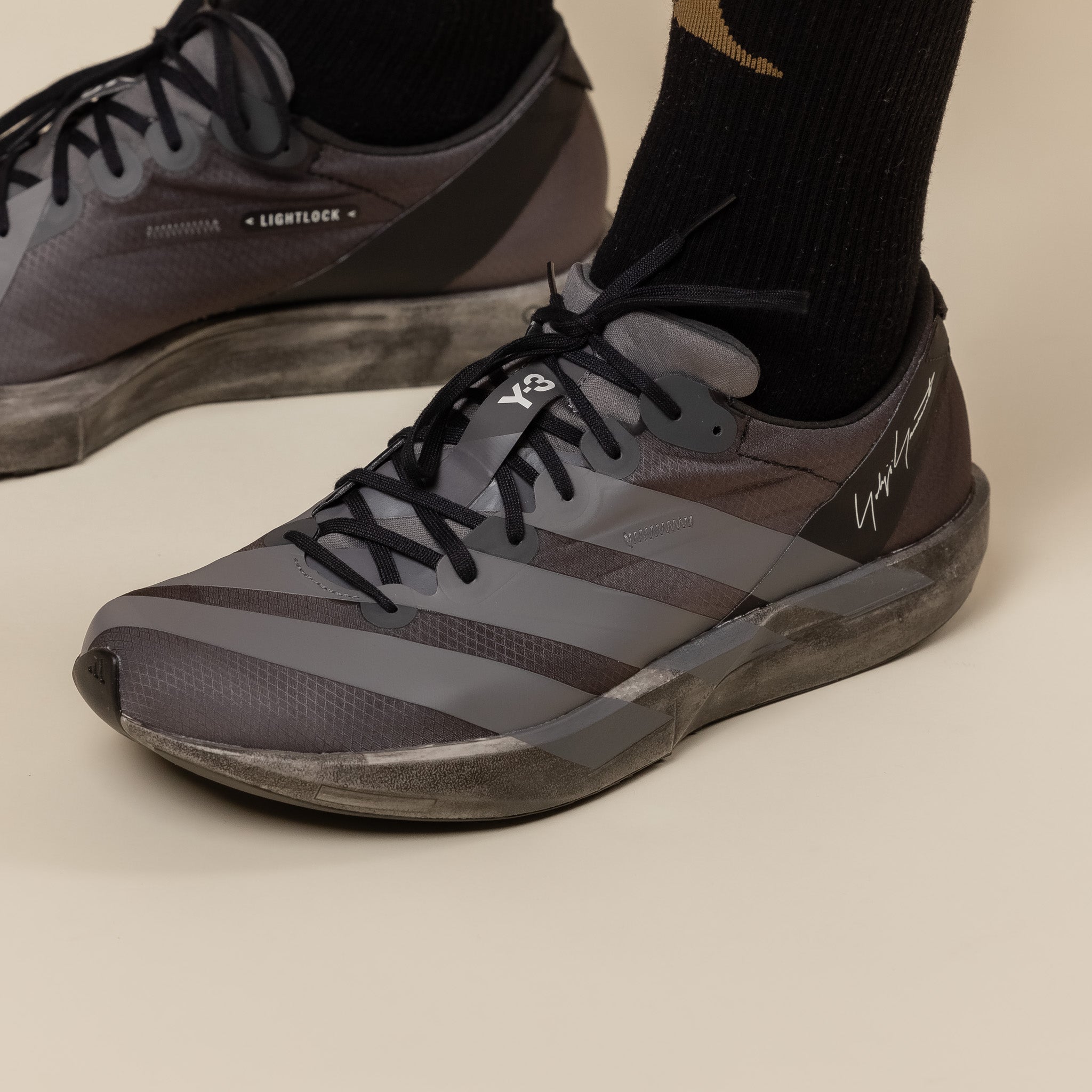 Adidas - Y-3 ADIOS 9 - Black / Grey Five / Off White