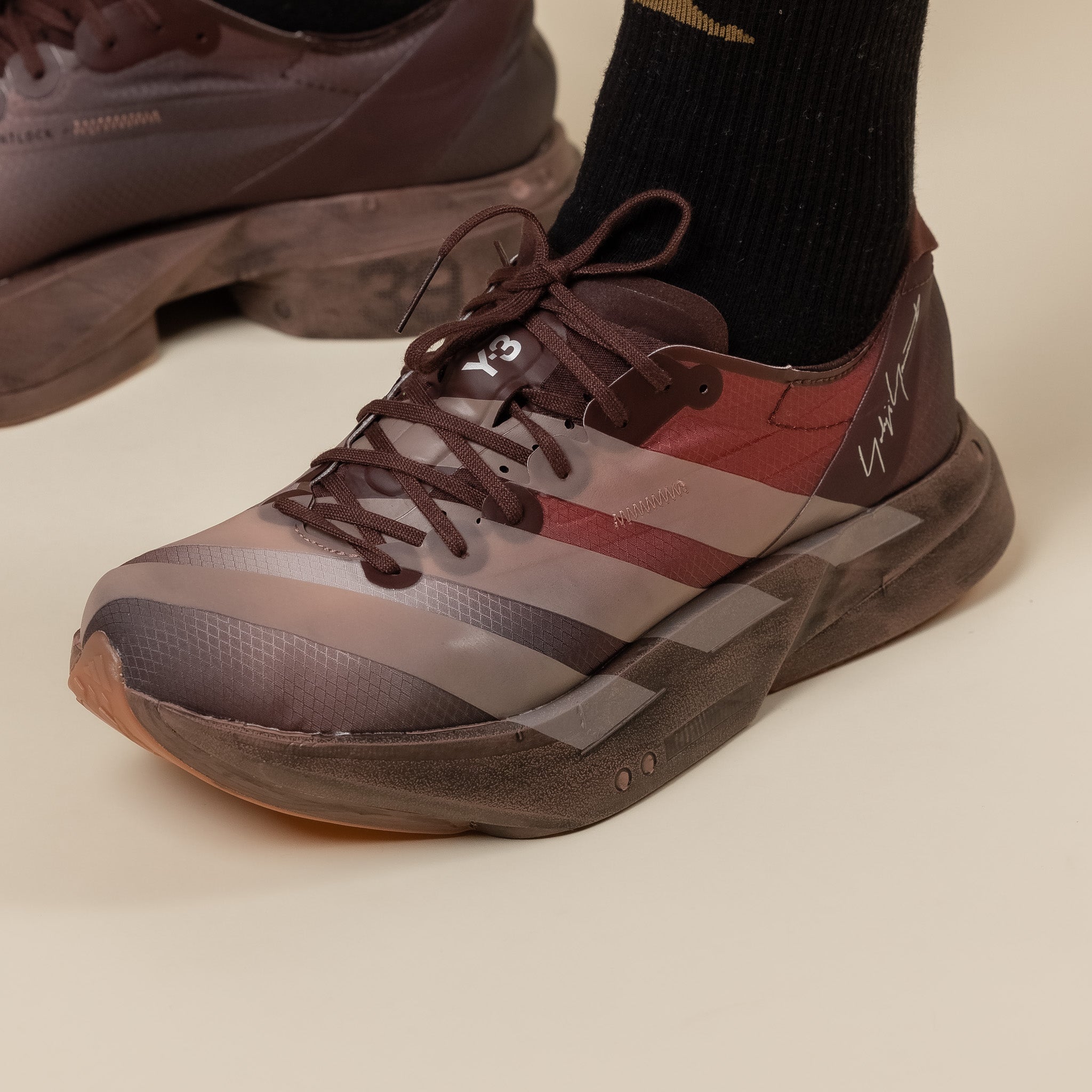 Adidas - Y-3 ADIOS PRO 4 - Night Red / Warm Clay / Active Maroon