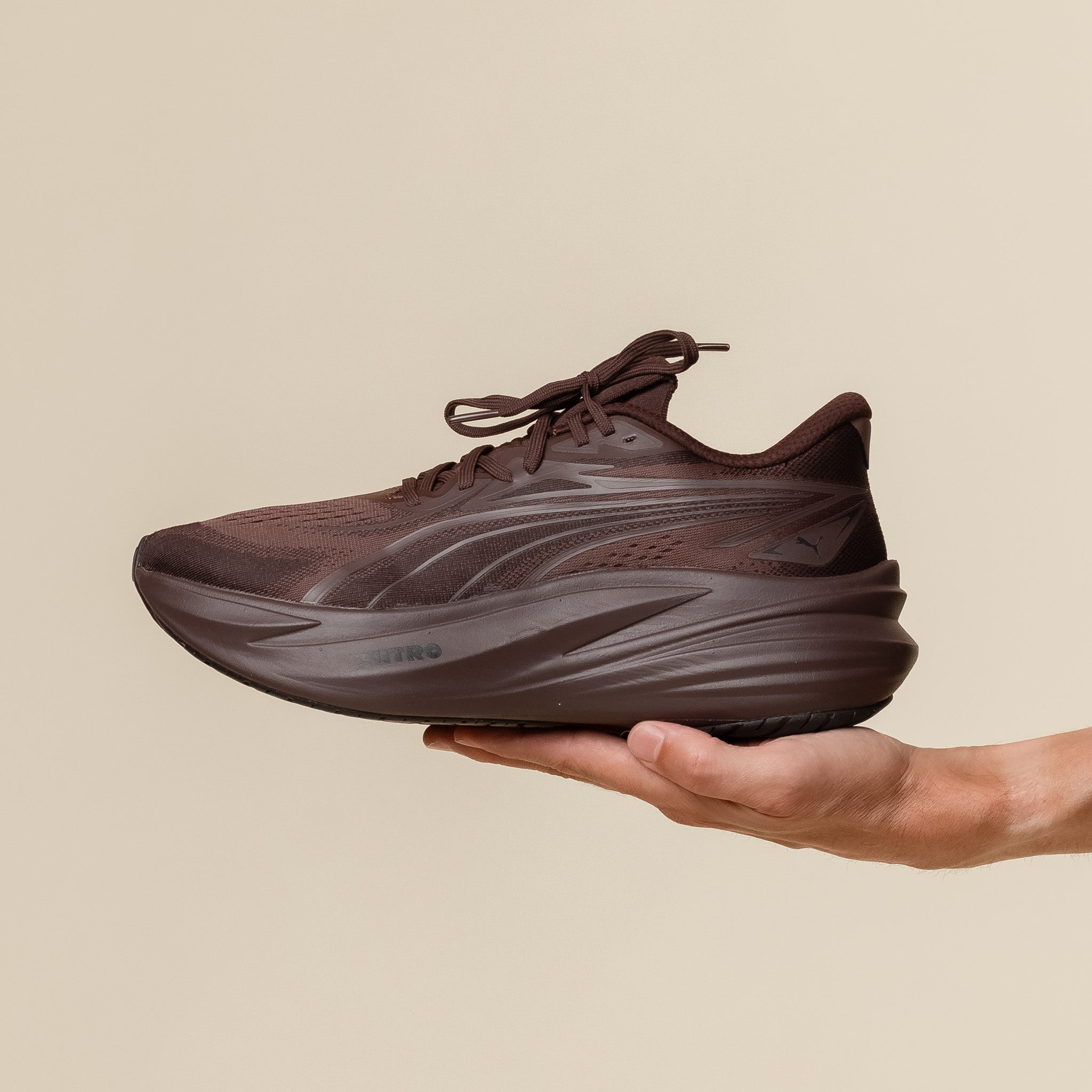 Puma - MagMax NITRO™ 2 Running Shoes - Chocolate Fondue/Puma Black