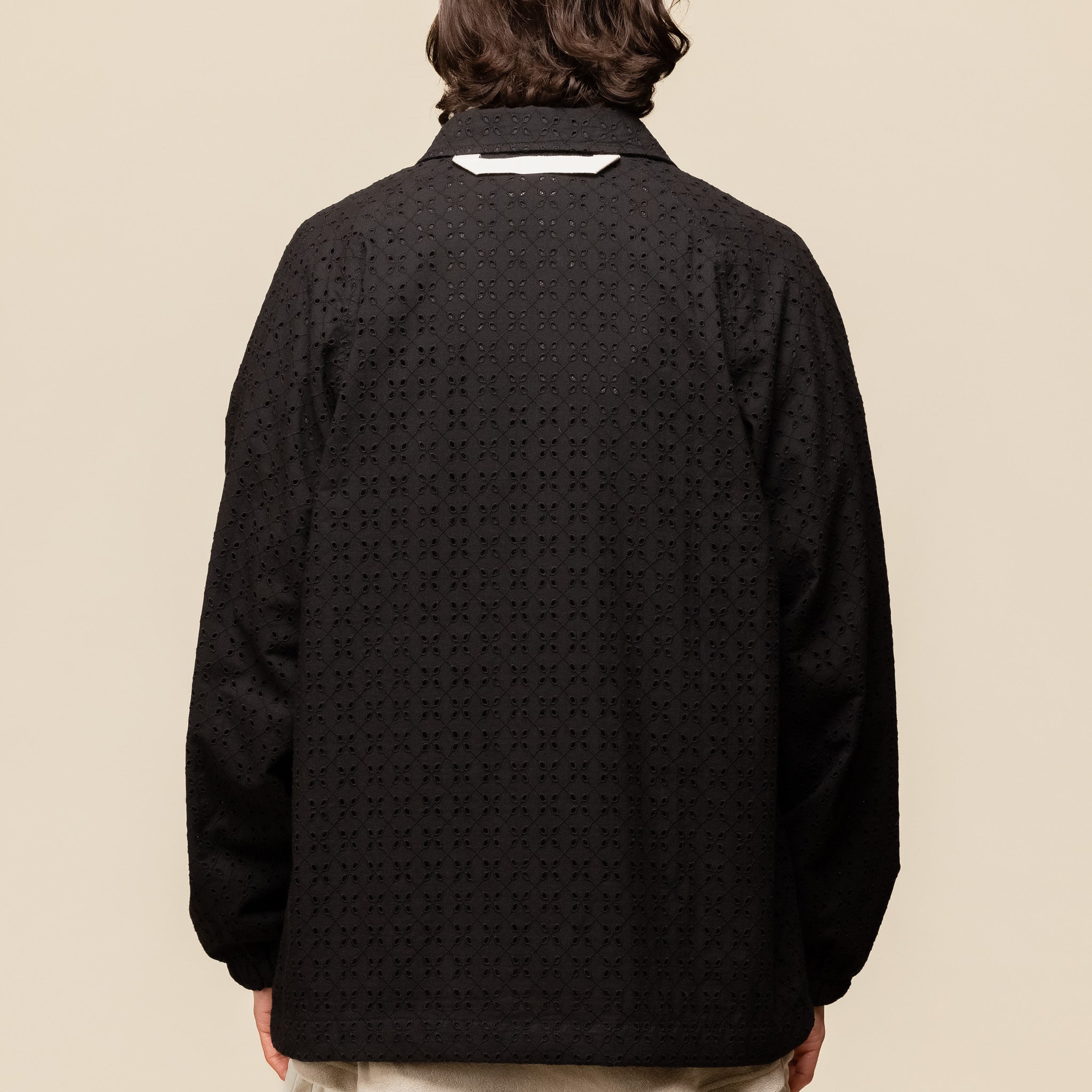 Merely Made - Premium Flower Lace Coach Jacket - Black "merely made website" "merely made stockists"