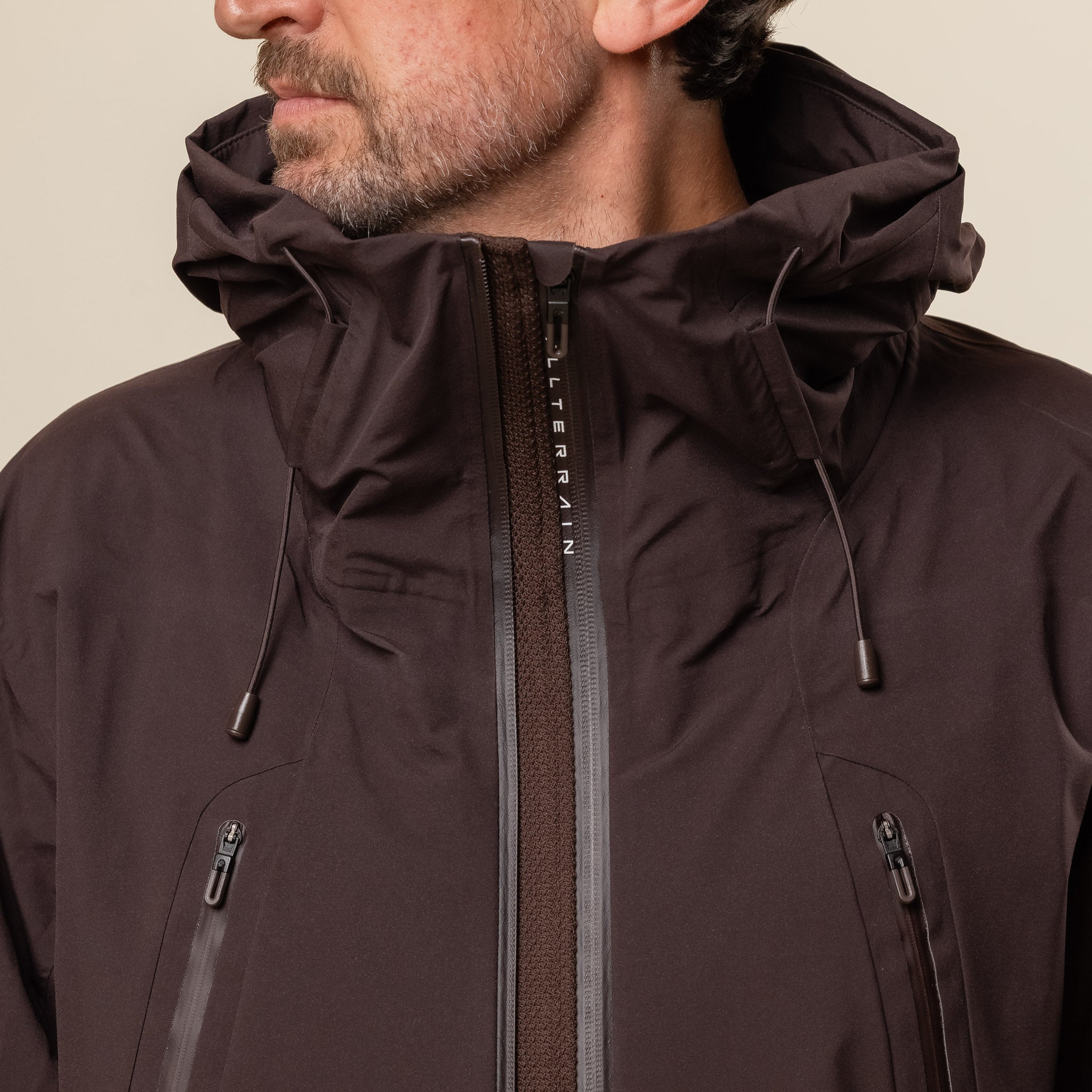 Descente Allterrain - Hard Shell Creas Jacket - Deep Mahogany