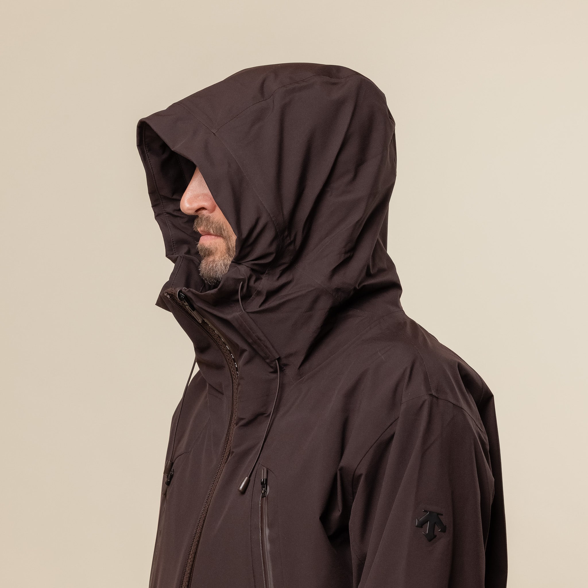 Descente Allterrain - Hard Shell Creas Jacket - Deep Mahogany