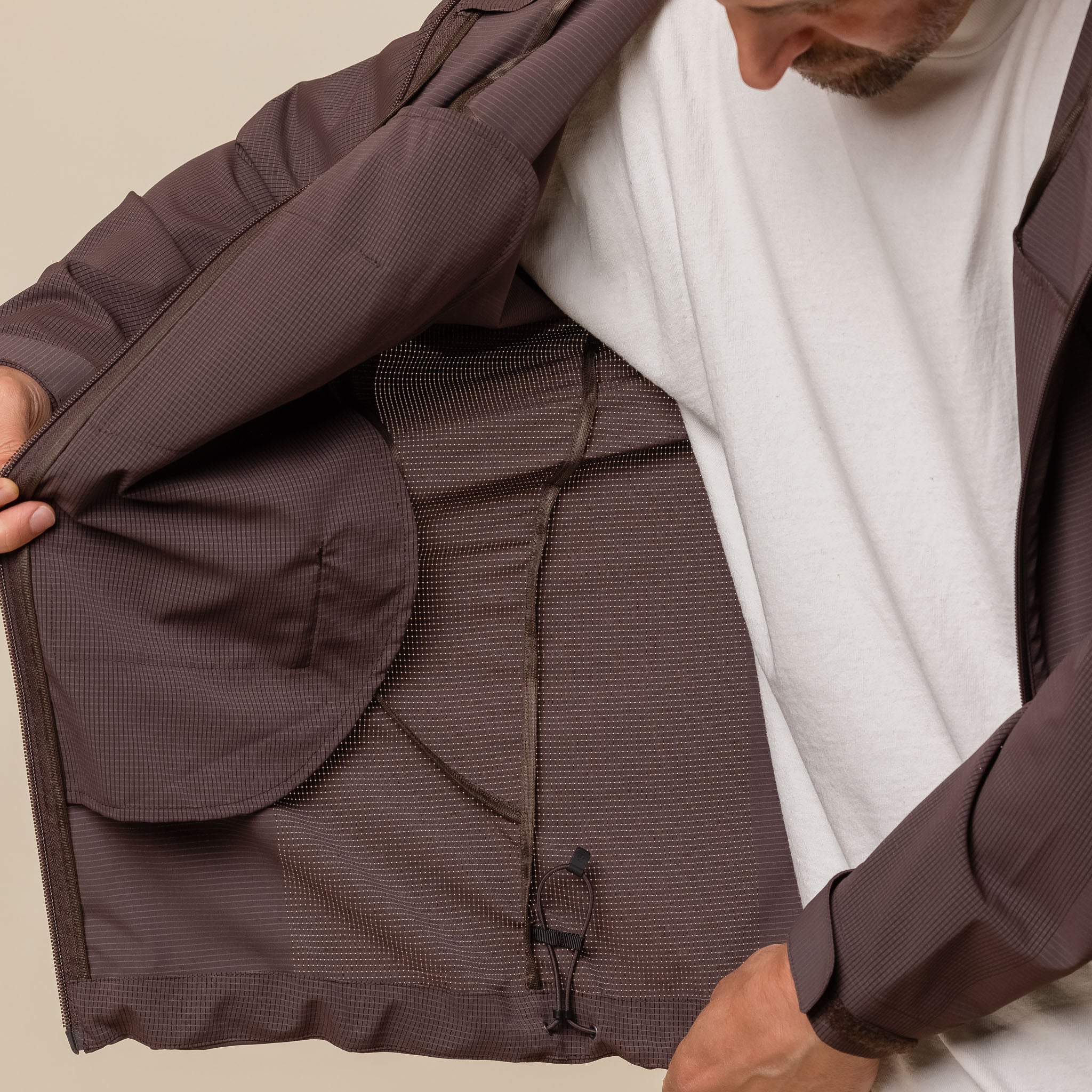 Descente Allterrain - Schematech "Creas Air" Jacket - Deep Mahogony
