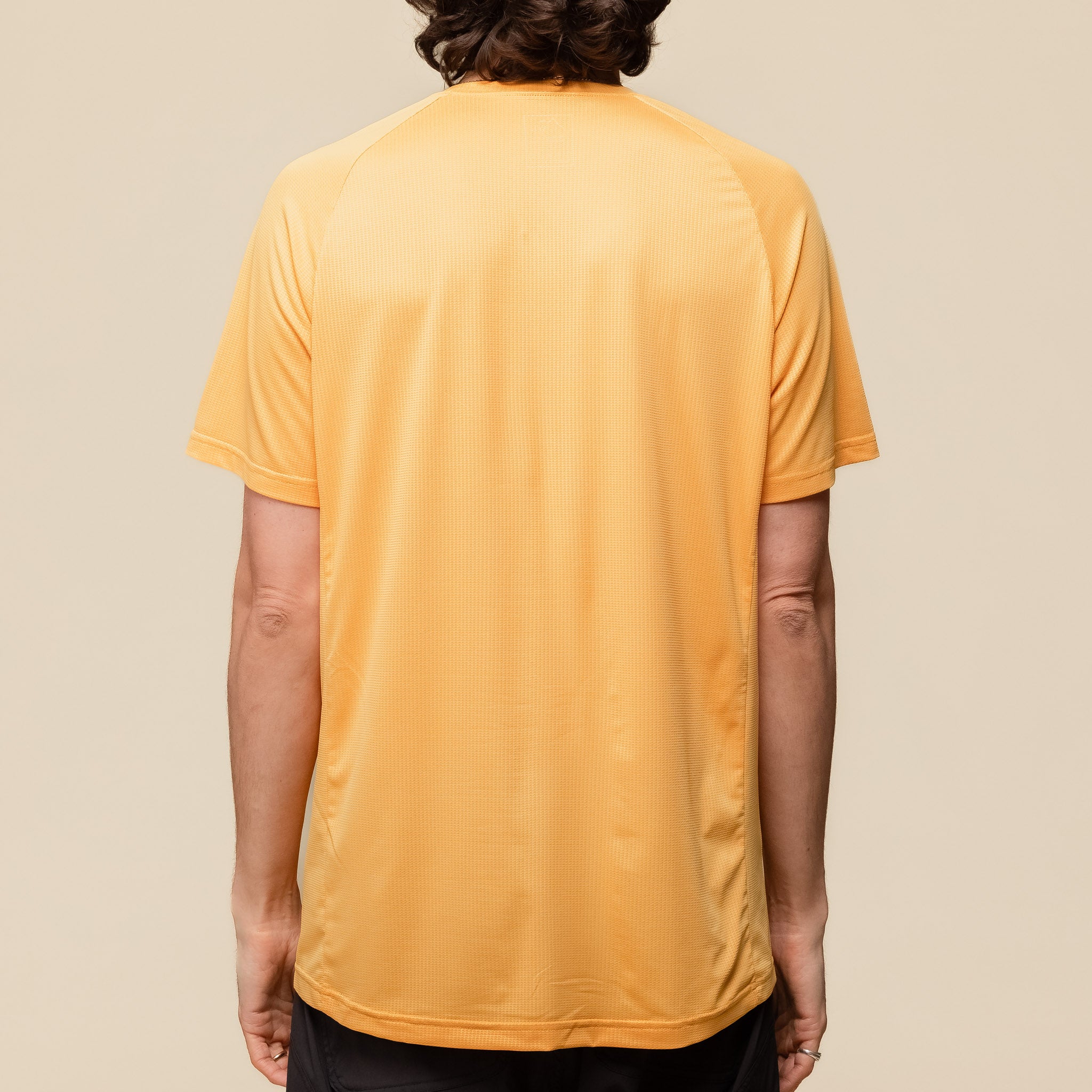 CAYL "Climb As You Love" - Logo Air Short Sleeve T-Shirt - Yellow Orange