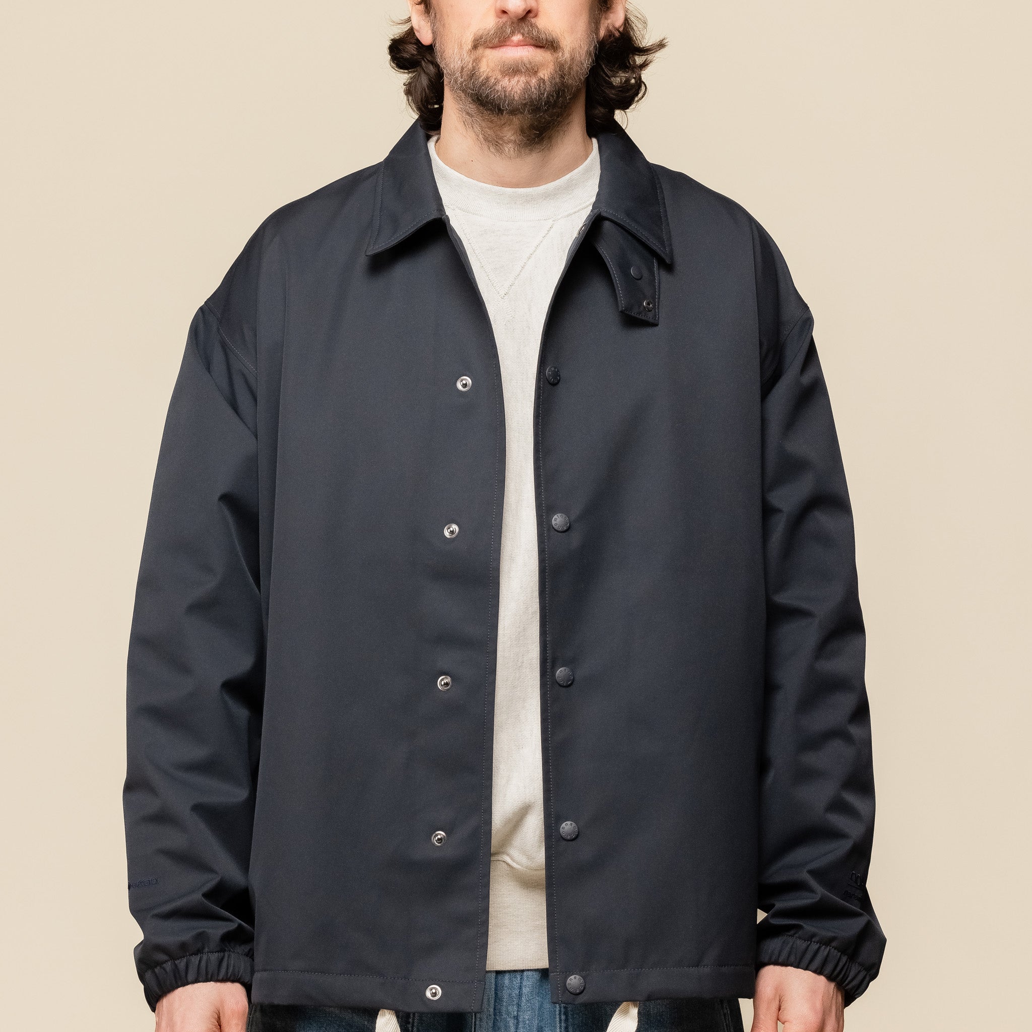 SUAF368E Nanamica - Gore-Tex 2L Coach Jacket - Navy Blue