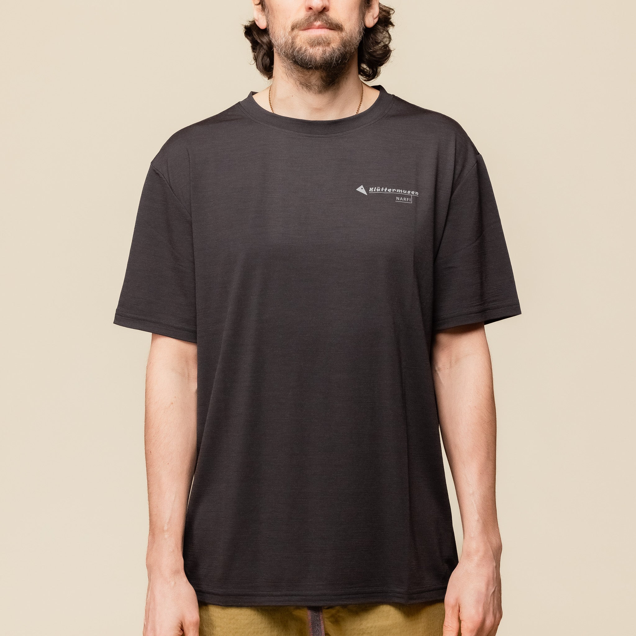 Klättermusen - Narfi Short Sleeve T-Shirt - Raven Black 10393